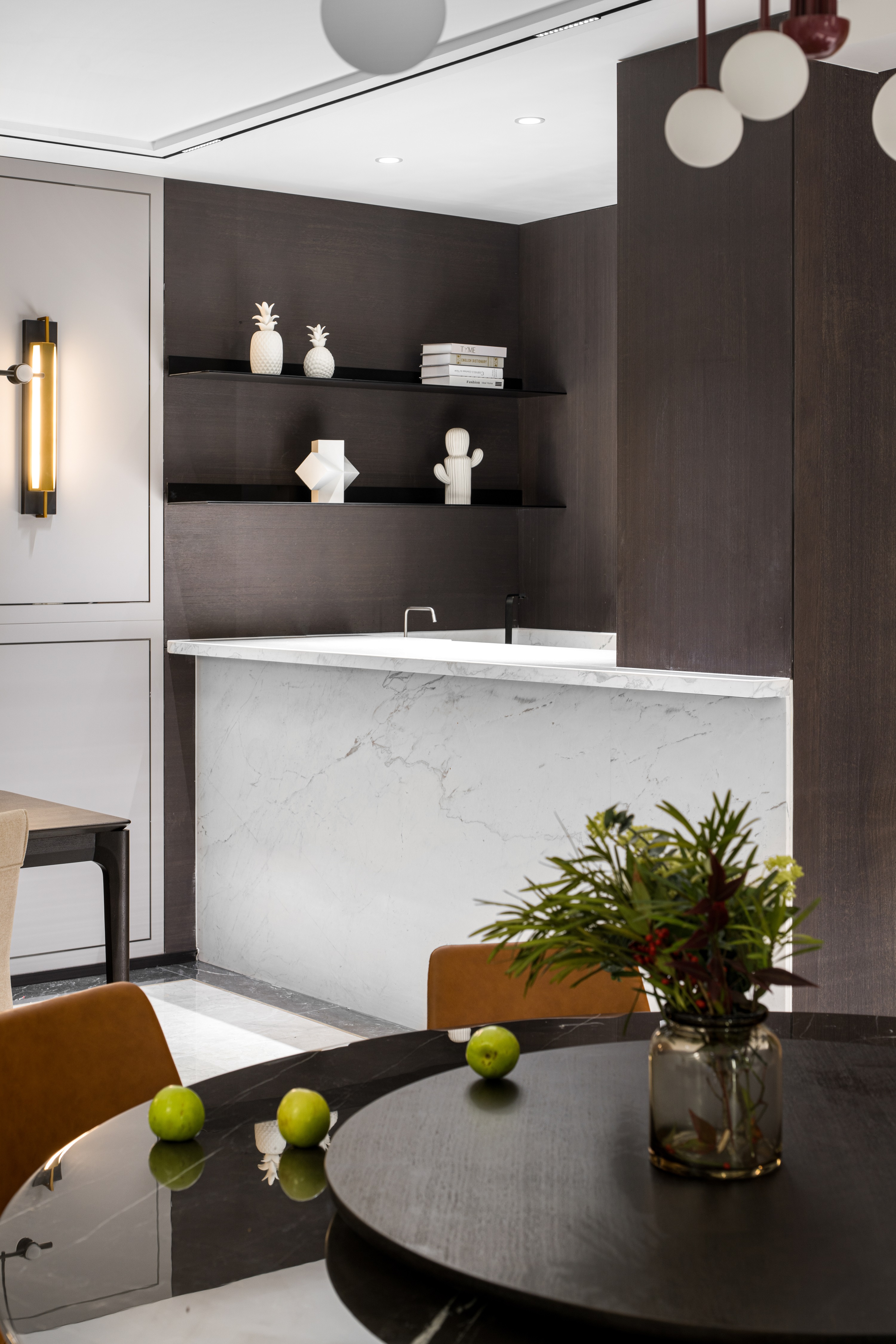 现在流行的餐边柜设计效果图推荐