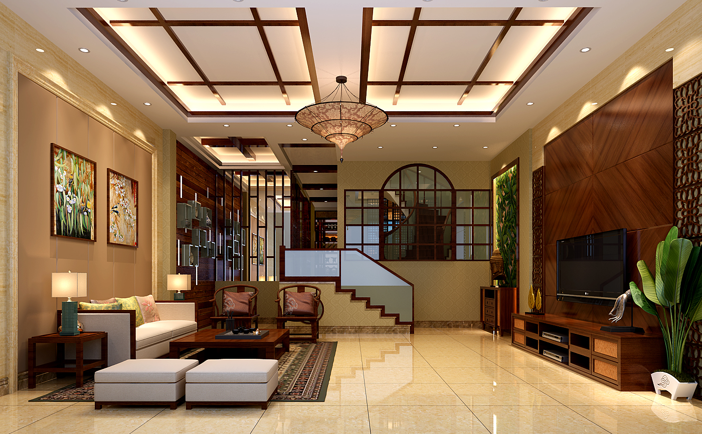 四合院吊顶图片精选：传统与现代结合的装修灵感