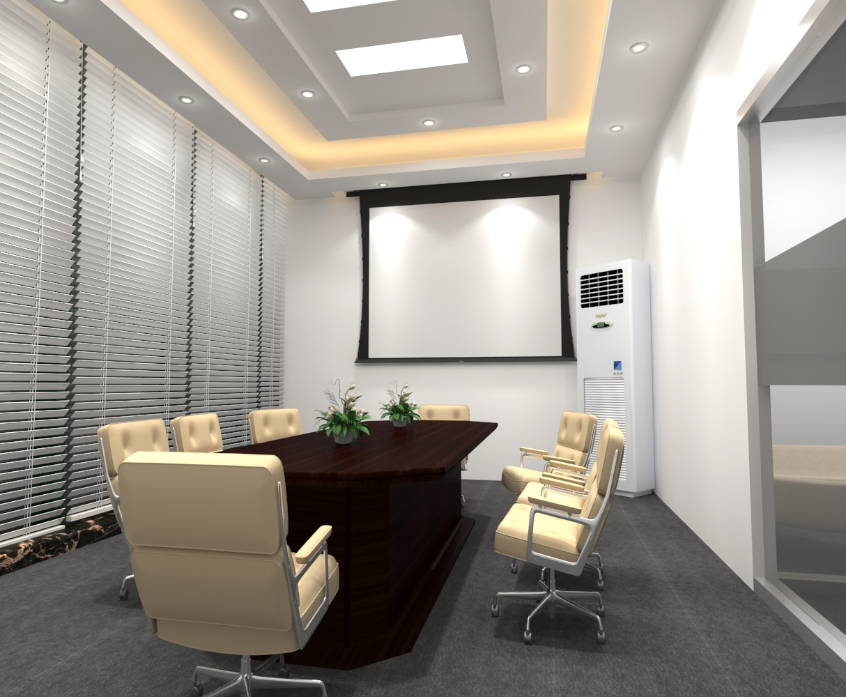 会议室墙面设计打造文化墙，让工作更有氛围