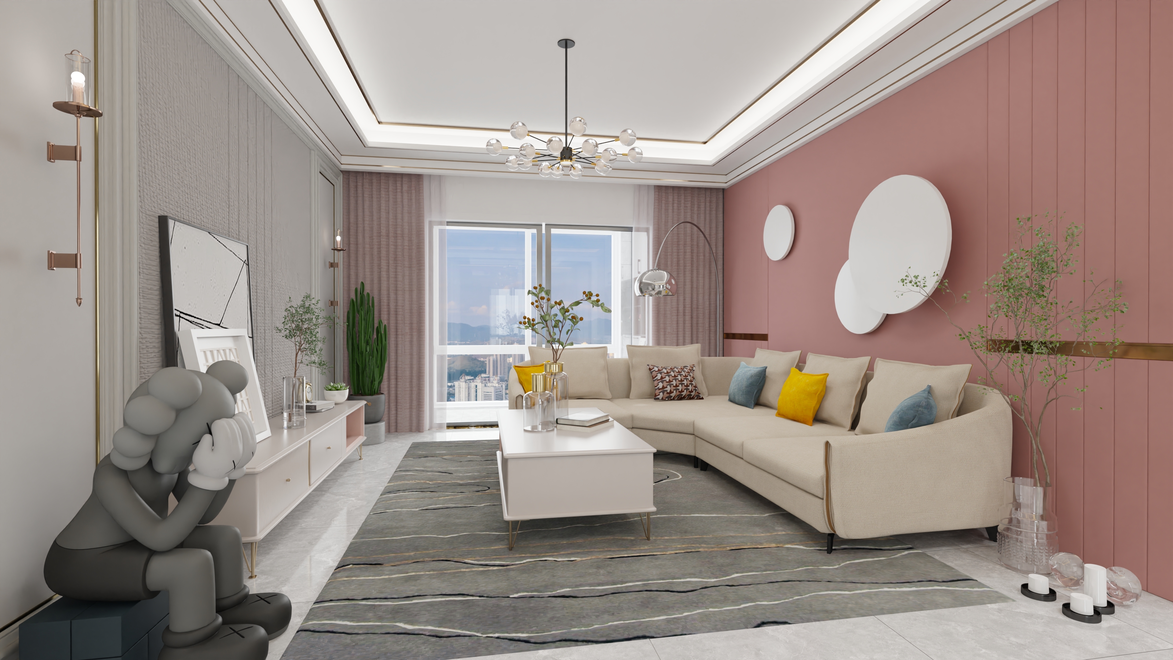 掌握室内软装设计中的客厅装饰强调色技巧