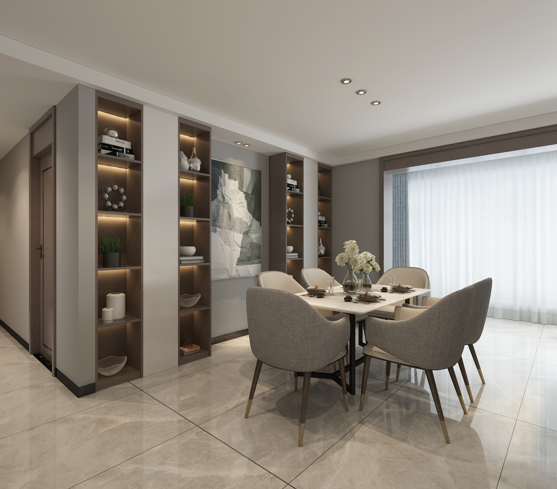 大厅酒柜设计效果图：让您的空间更有层次感和时尚感