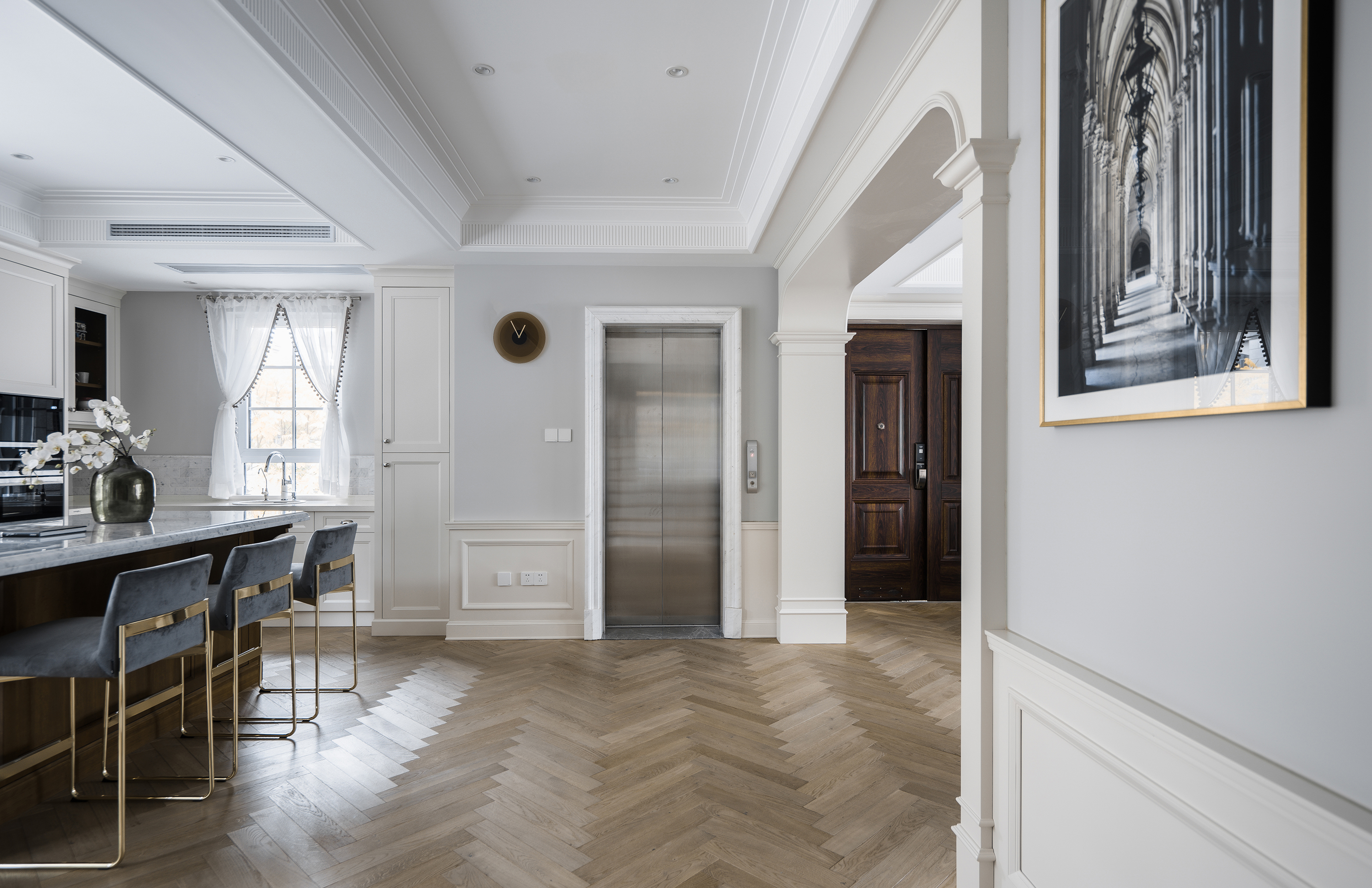 地板鱼骨拼效果图：独特设计与实用性完美结合