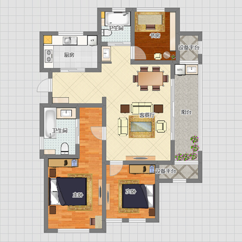 宽8.3米进深5.2米房屋设计方案解析