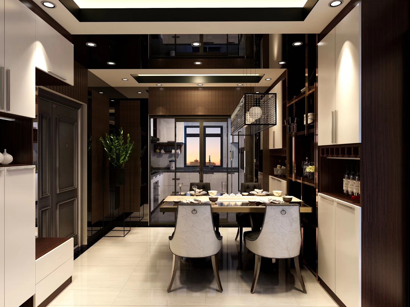 开放式厨房餐厅选择铝合金板吊顶好吗？优缺点解析