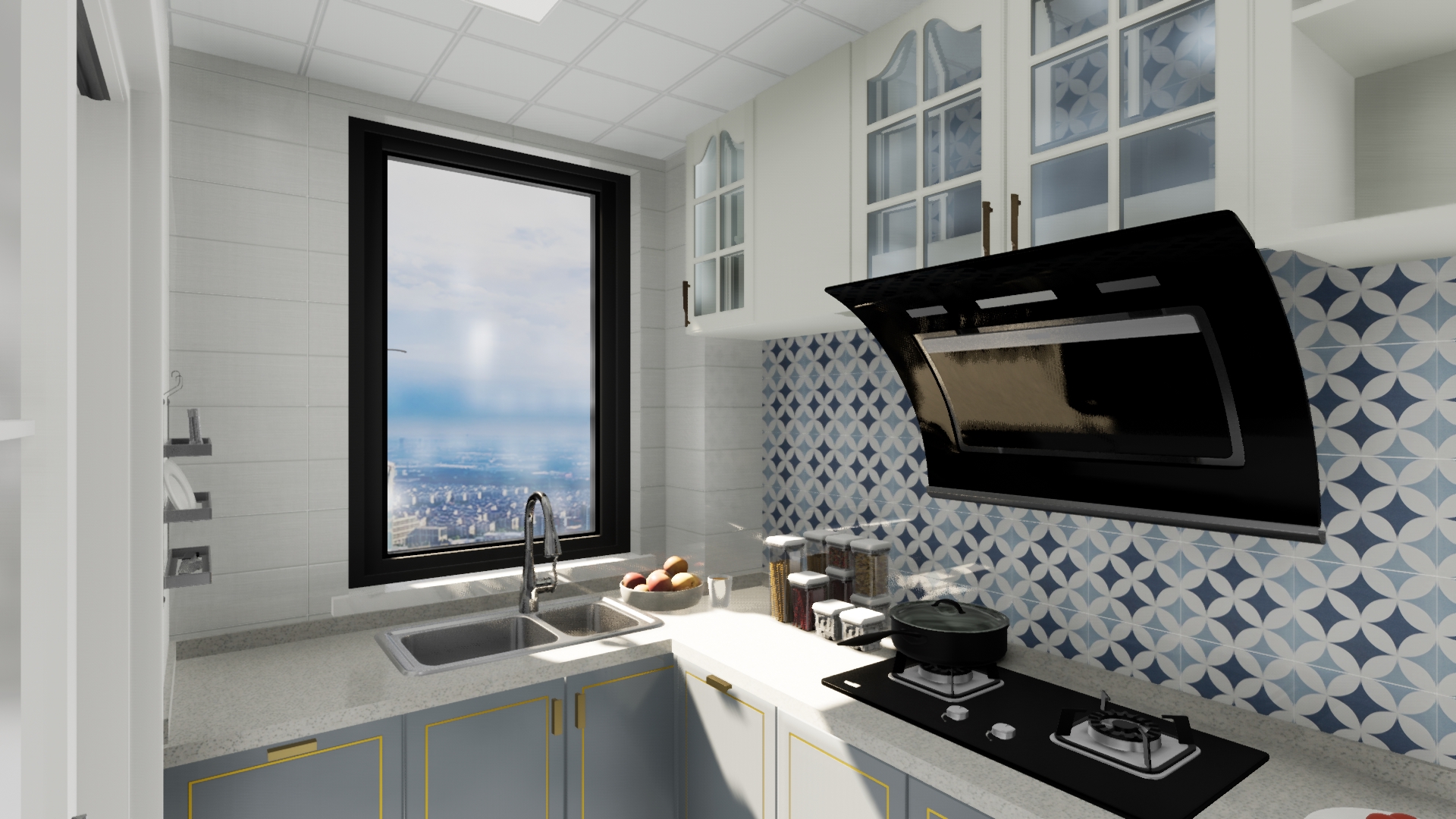 厨房和主卧室窗台设计效果图详解