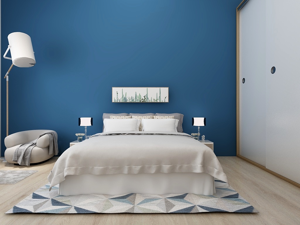 红蓝搭配设计图：打造家居视觉冲击力