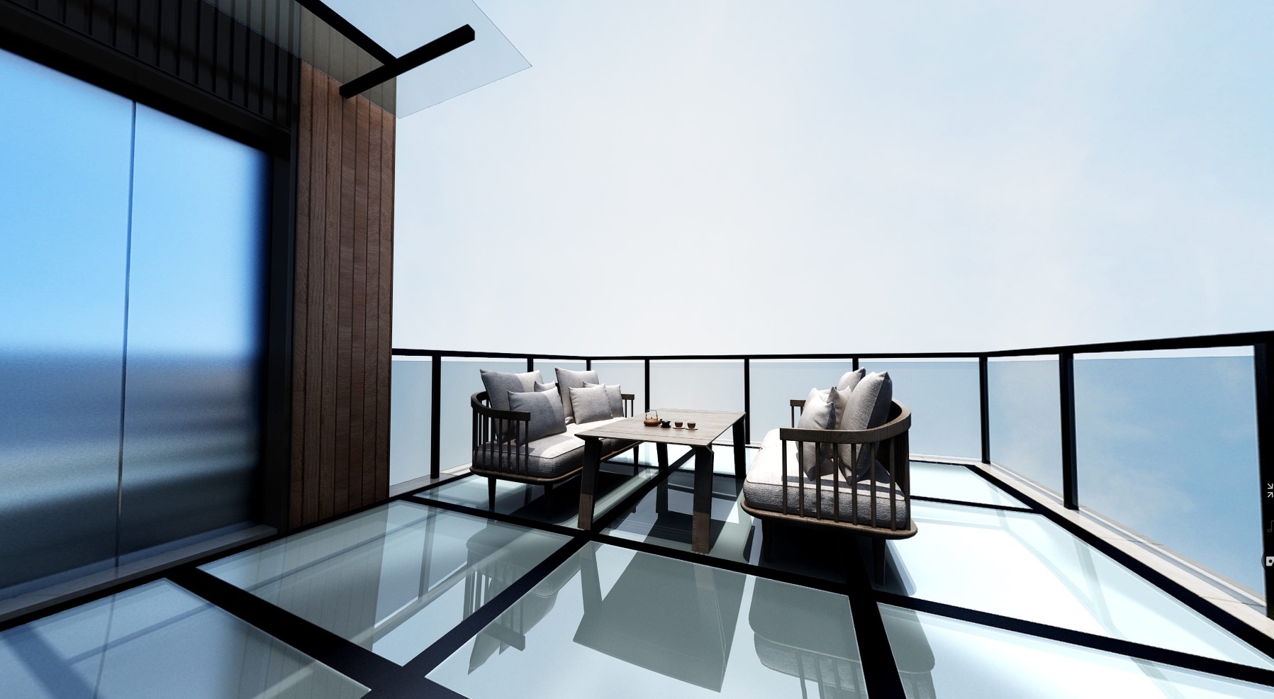 阳台躺椅的美学摆放指南，效果图助你轻松打造休闲空间