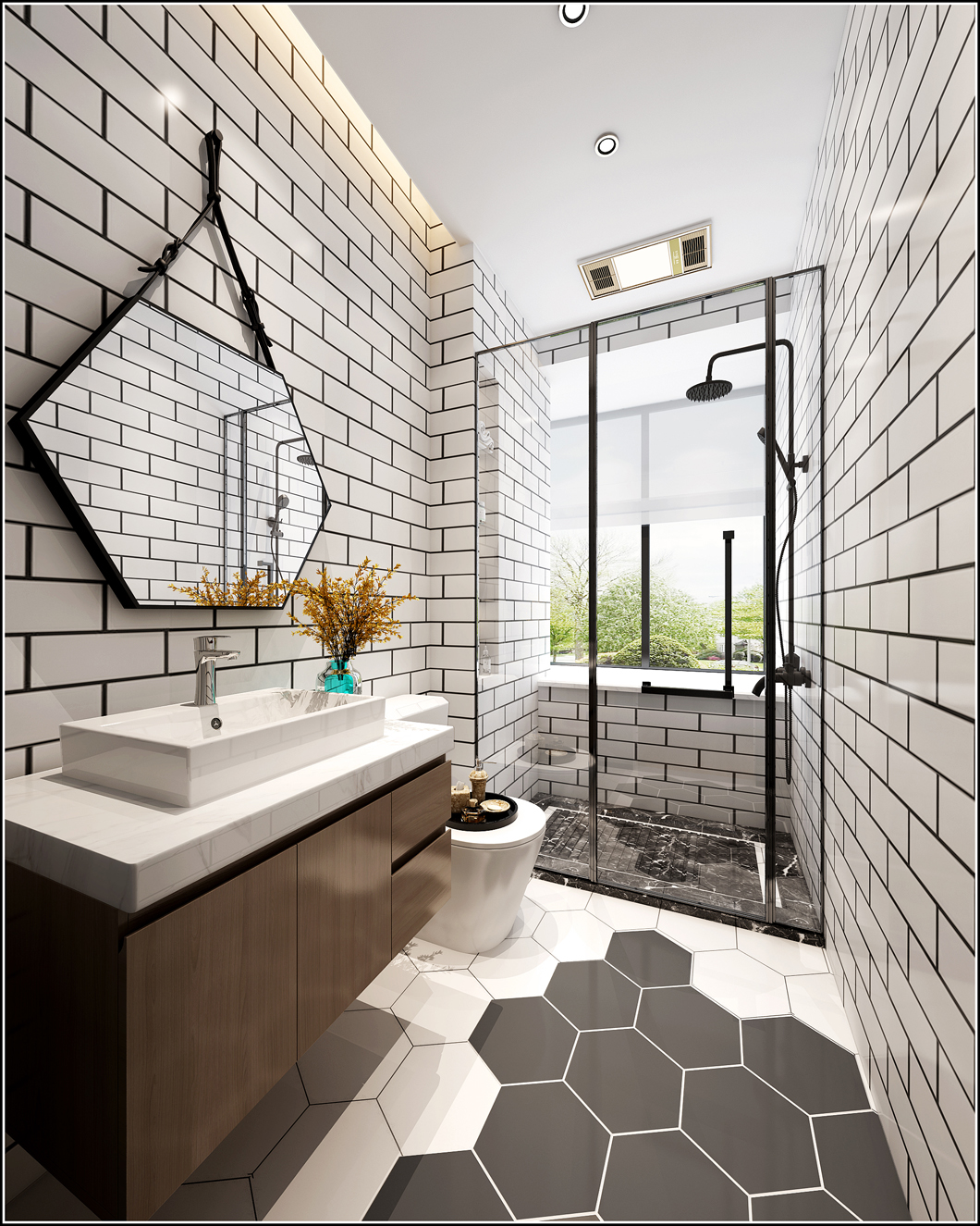 菱形瓷砖效果图大全 | 装饰空间的完美选择