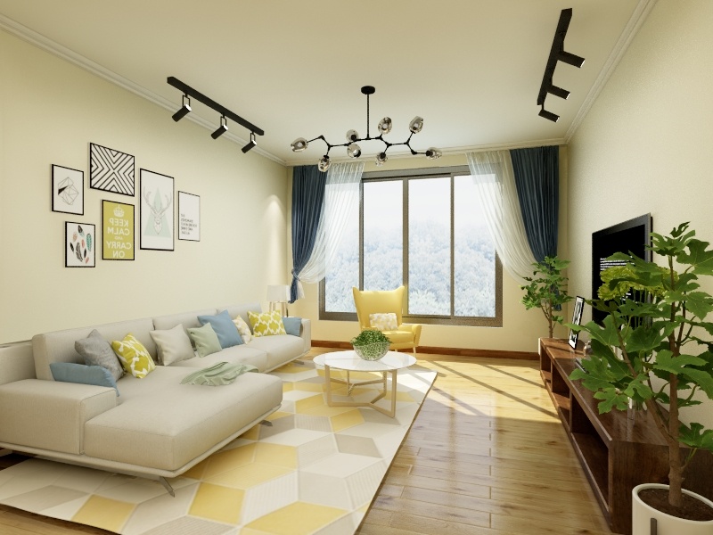 横厅客厅阳台一体装修效果图片赏析，打造宽敞美观空间