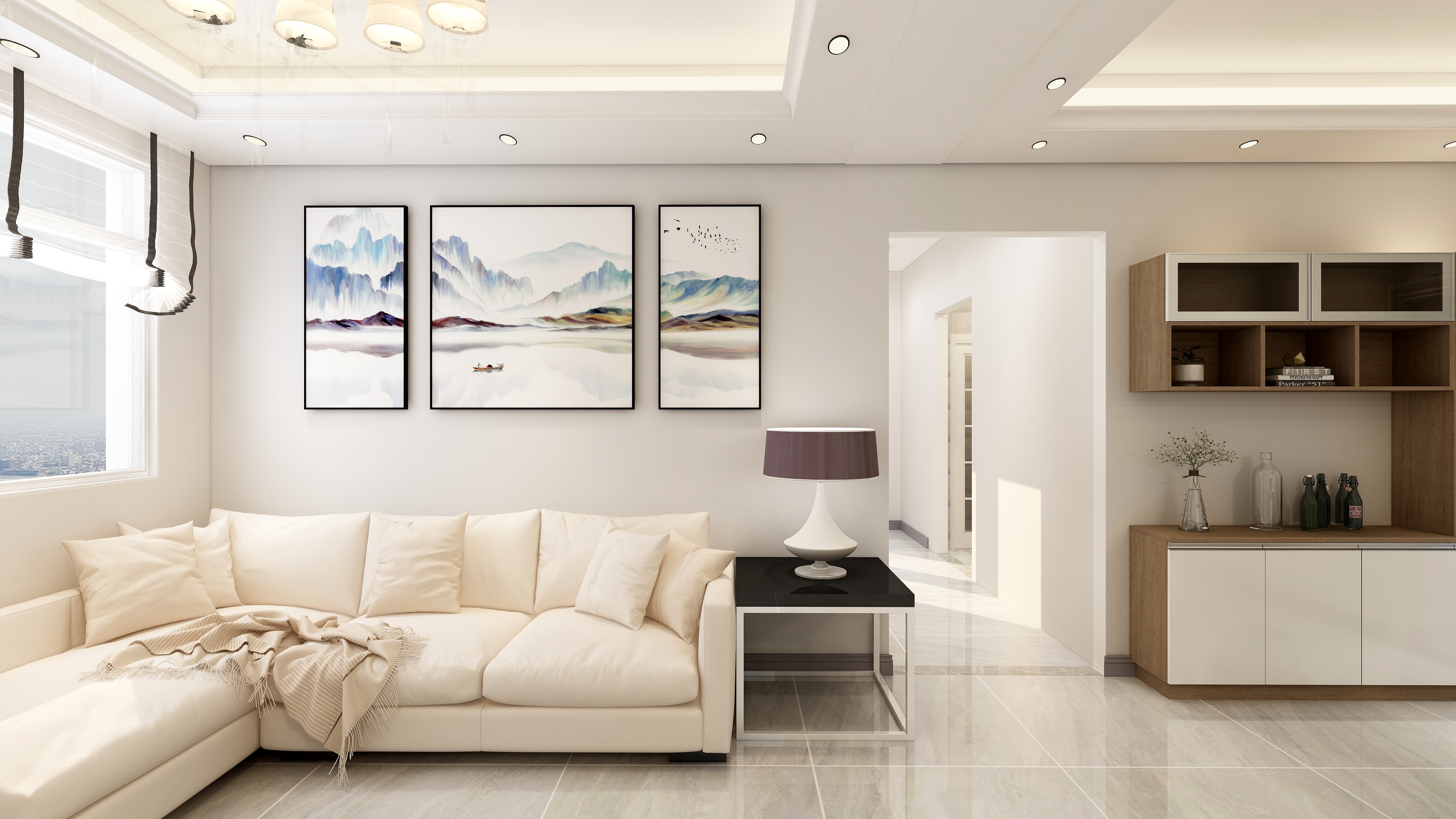 客厅简约挂画精选：艺术感与实用性的完美结合