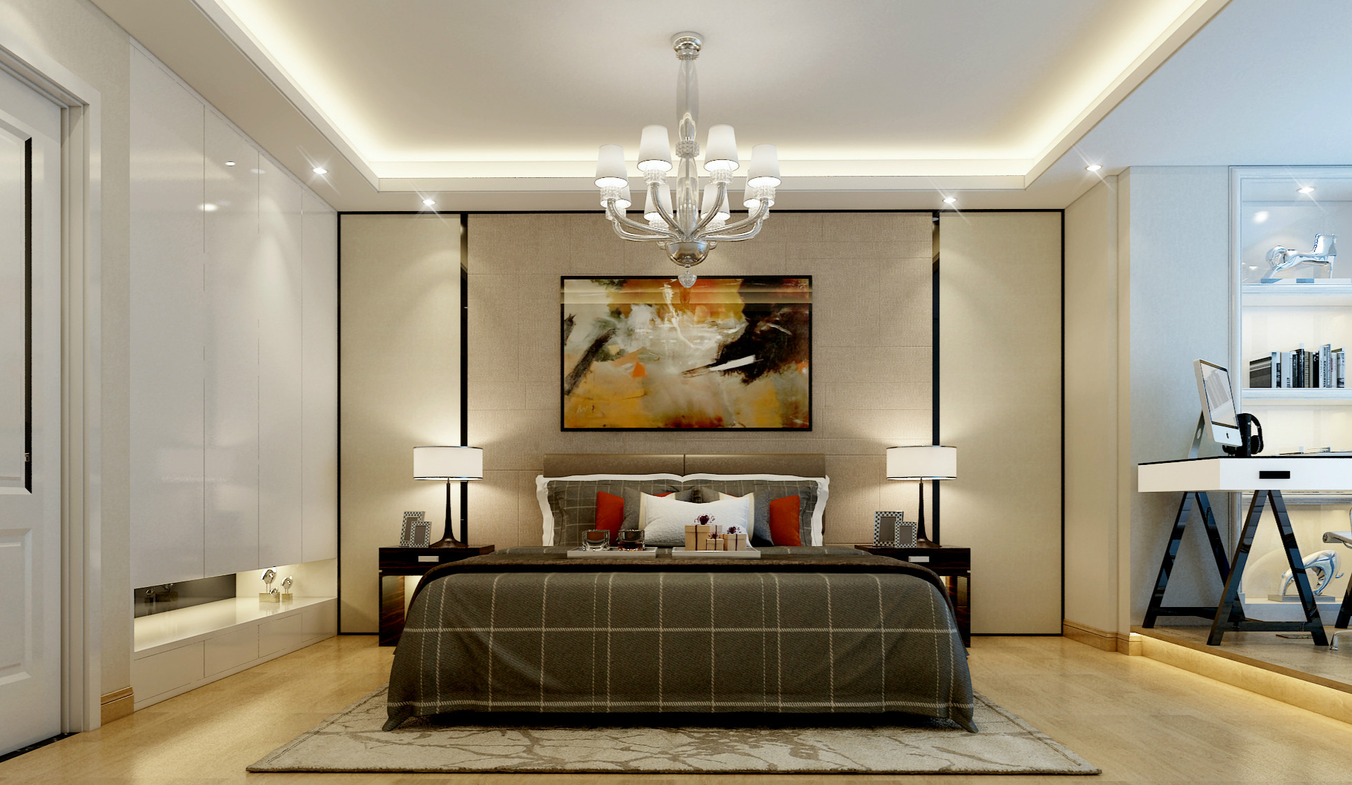 客厅沙发背景墙挂字画的创意设计与推荐