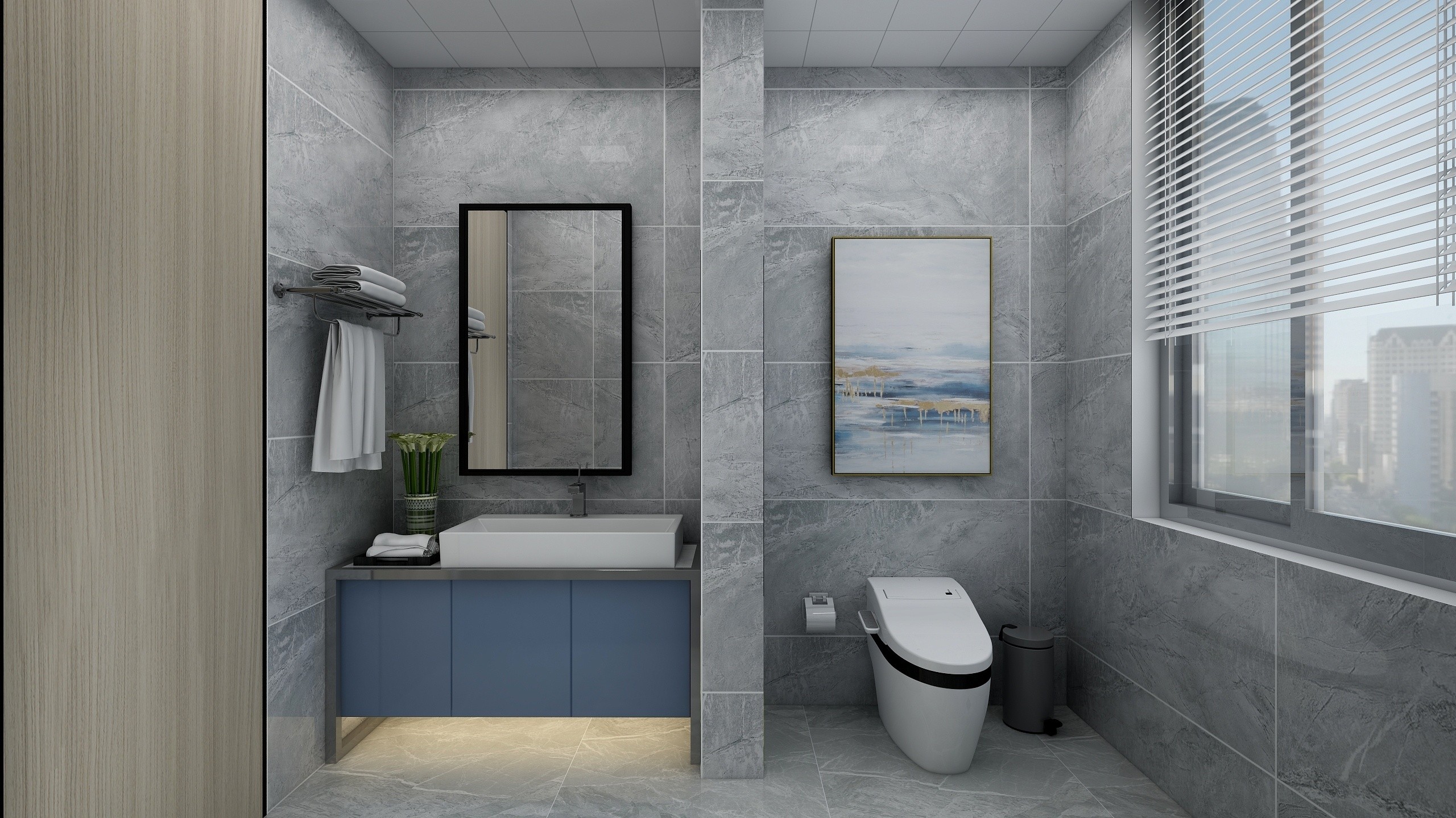 大理石拦河效果图欣赏：打造高端美观的水景设计