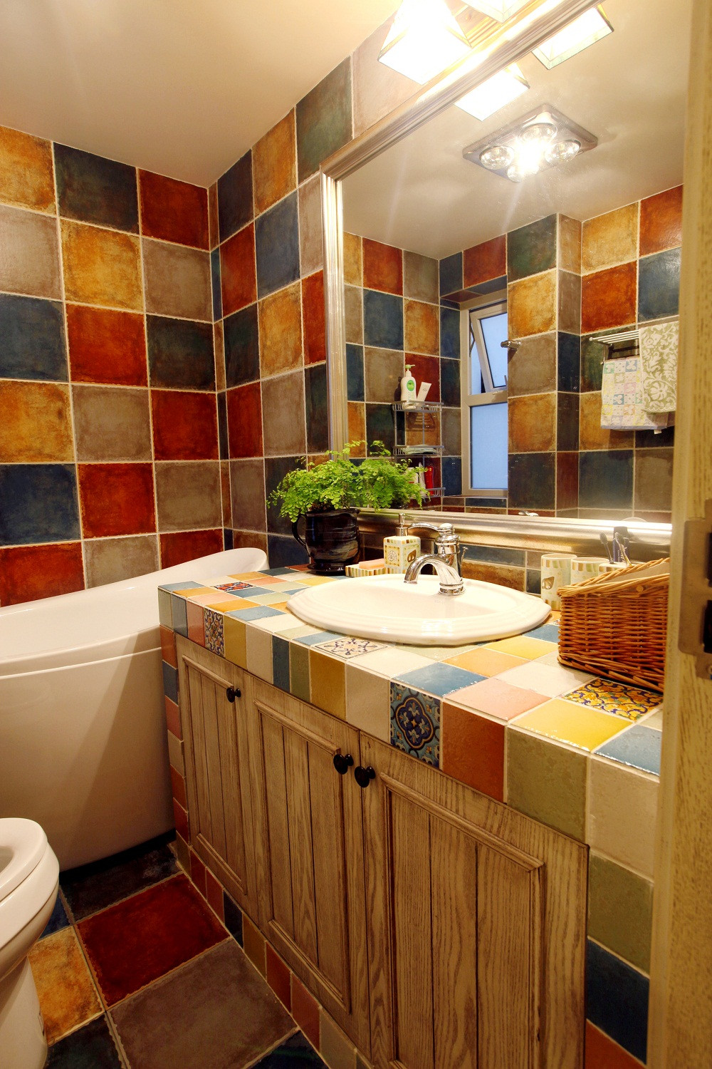 暧色瓷砖设计效果图推荐，让家装更温暖舒适