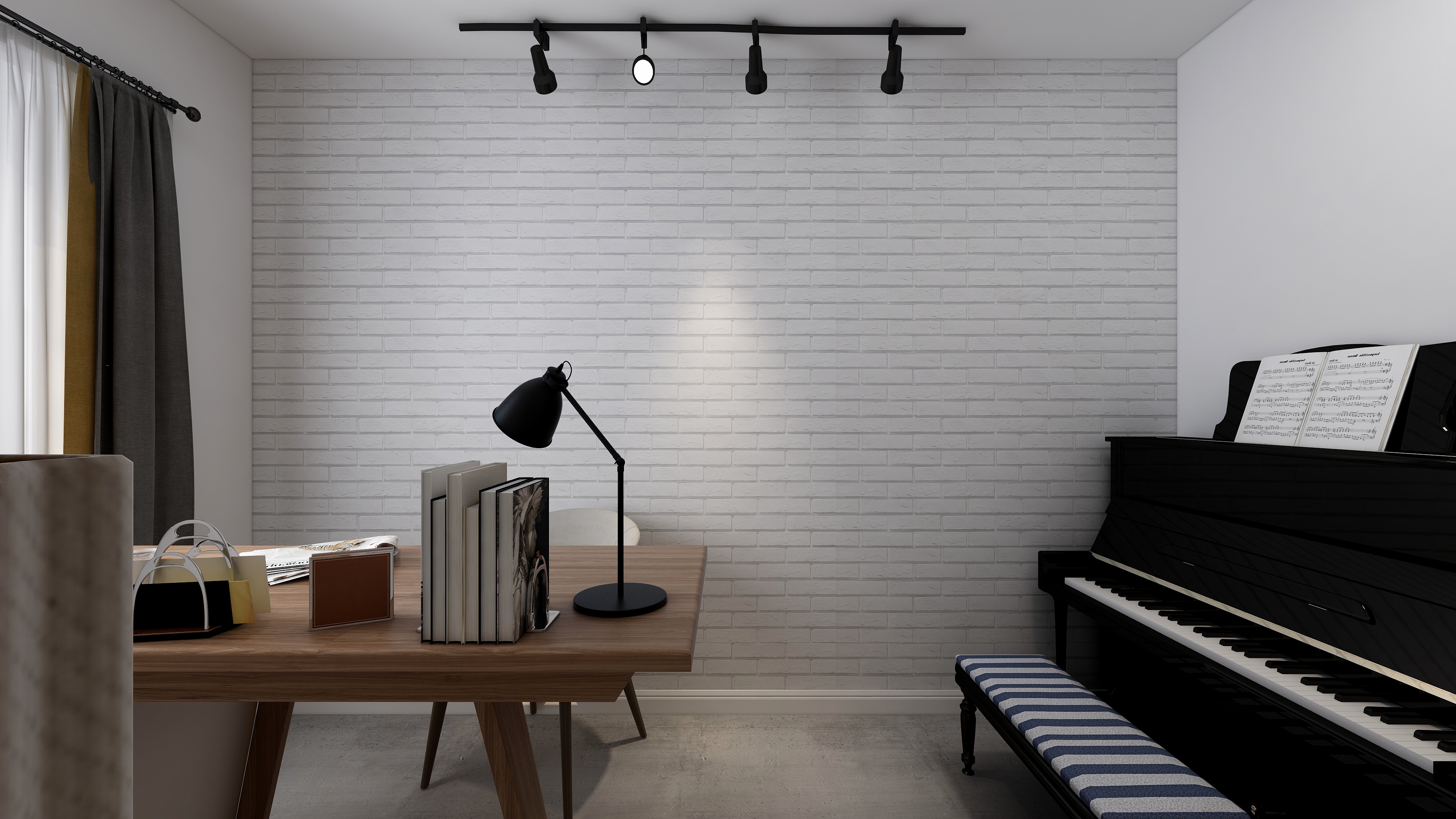 打造雅致灰色青砖墙体效果的设计灵感