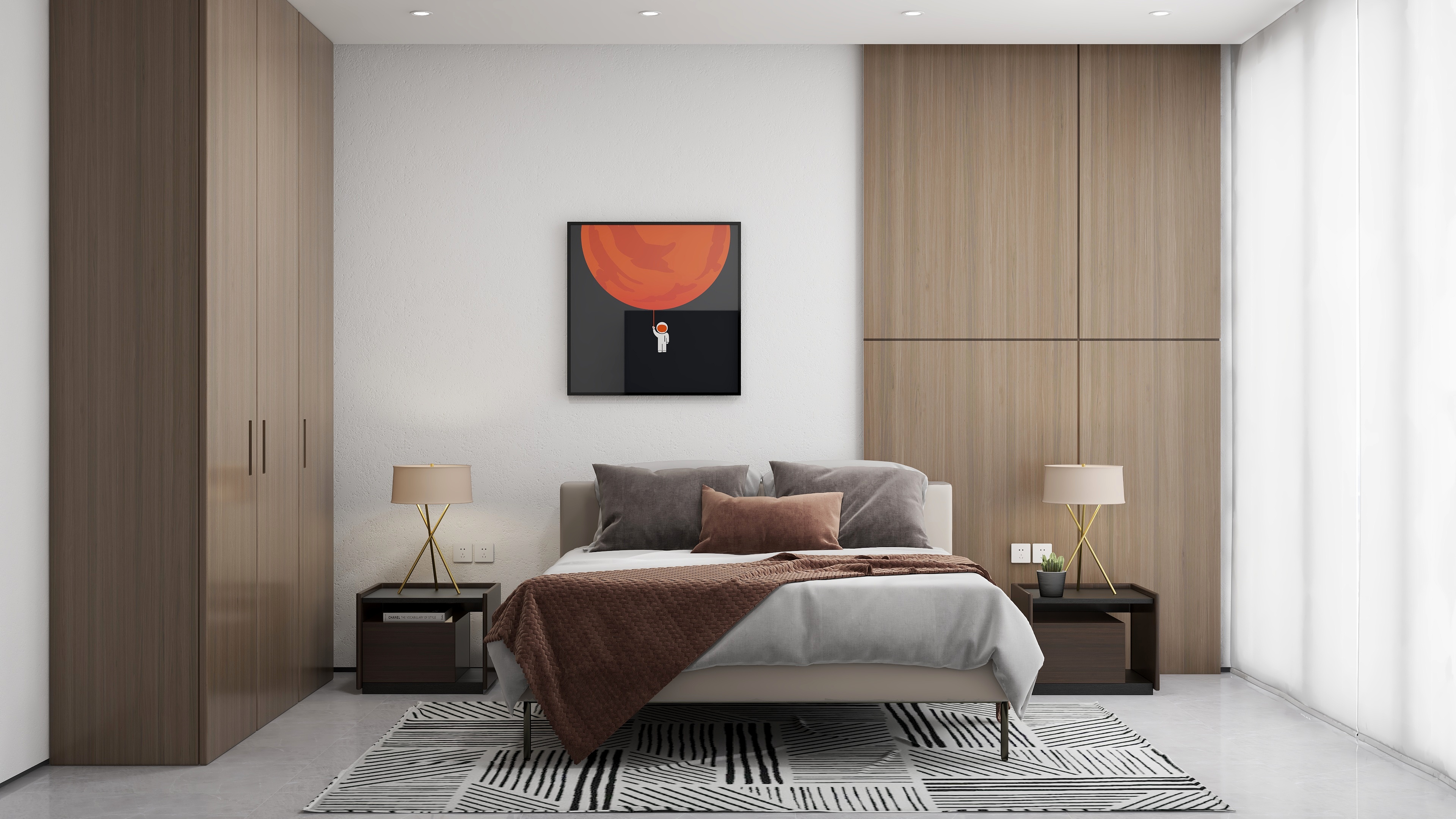 幻彩拉丝效果图：打造时尚空间的灵感来源