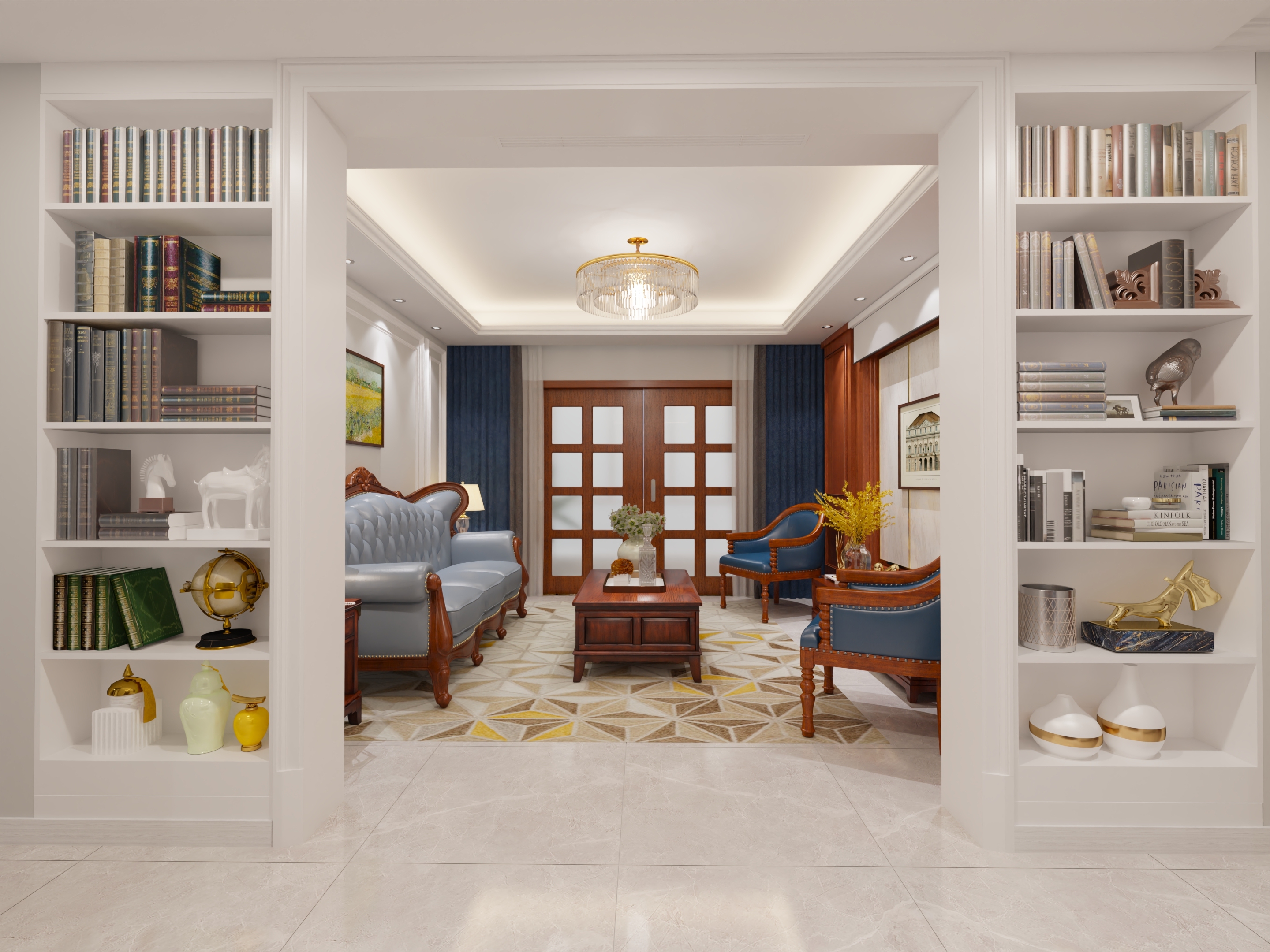 图书馆楼梯平面图设计方案与细节解析