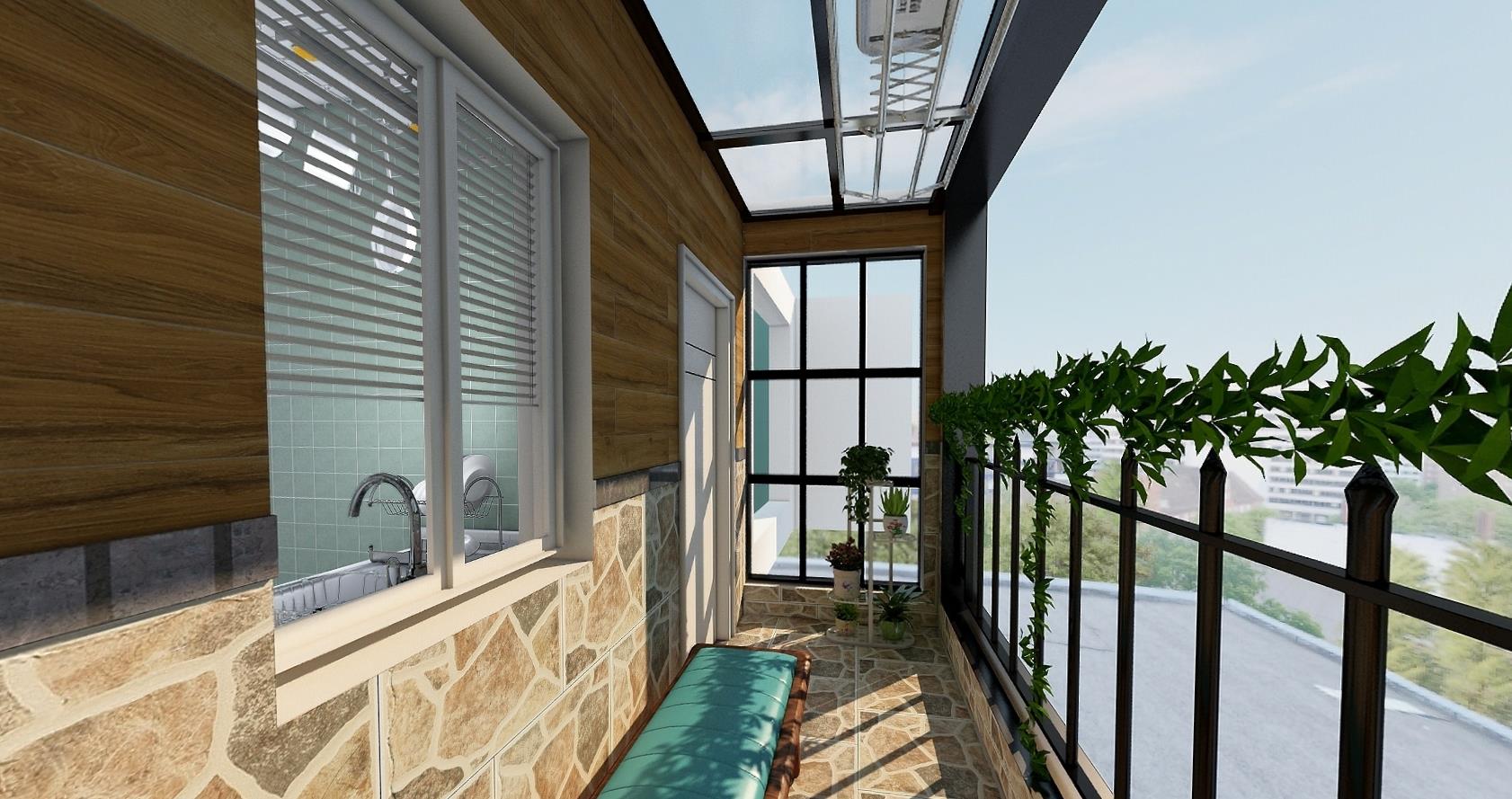 二层露台阳光房搭建效果图欣赏与设计攻略