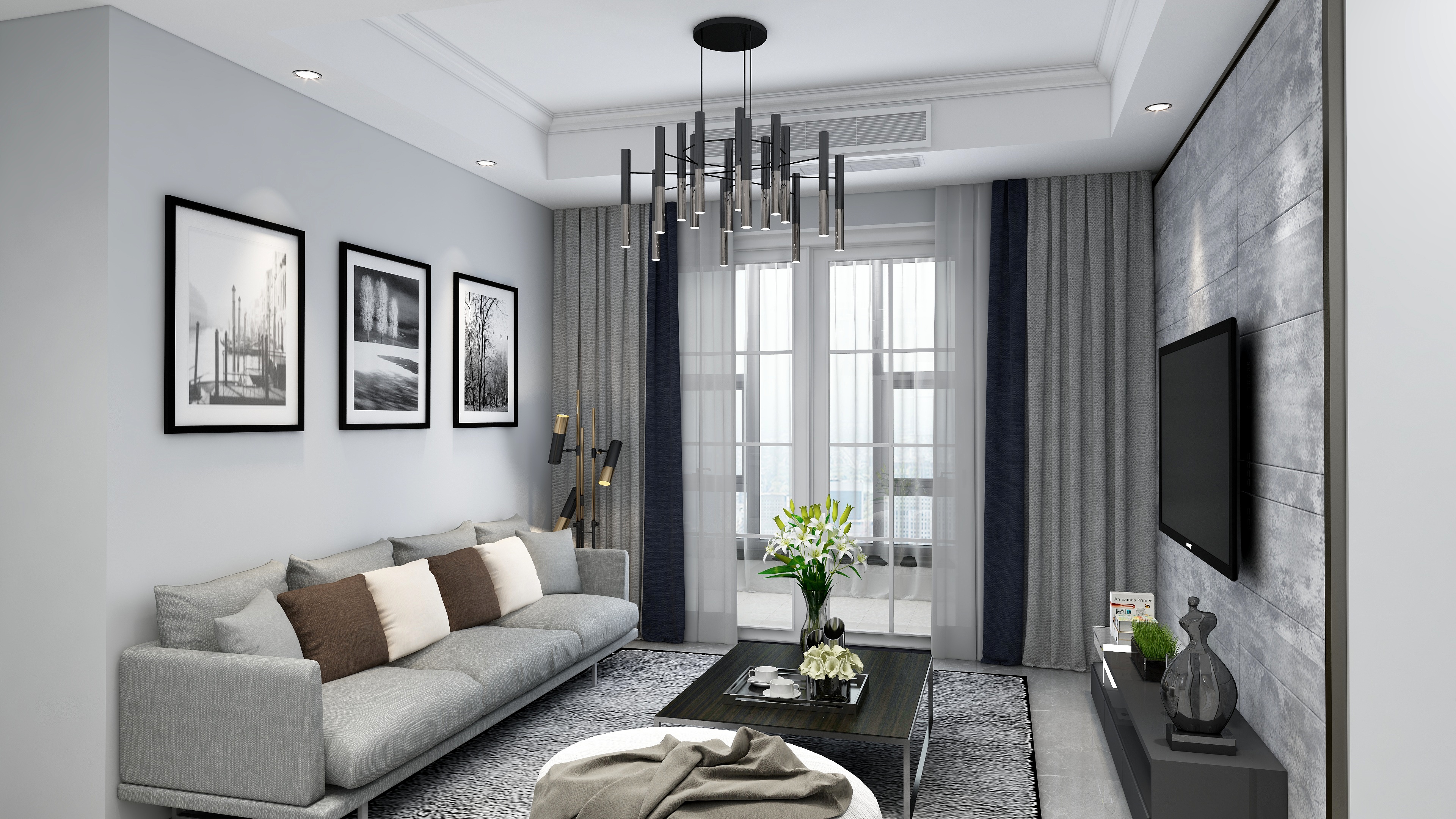 香槟灰墙布效果图：提升空间质感的优雅选择