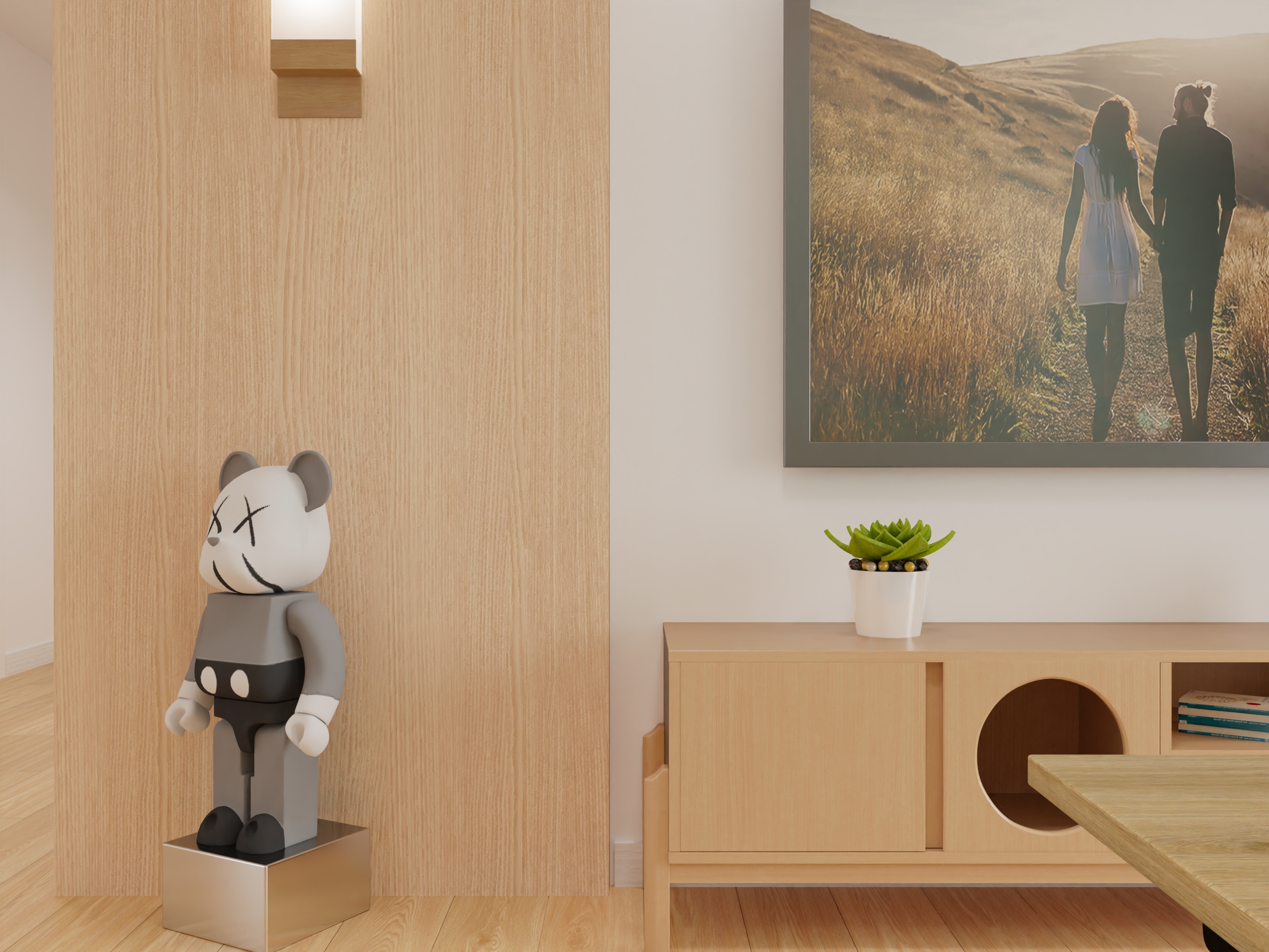 兔宝宝维基橡木柜子效果图，全屋家装灵感首选