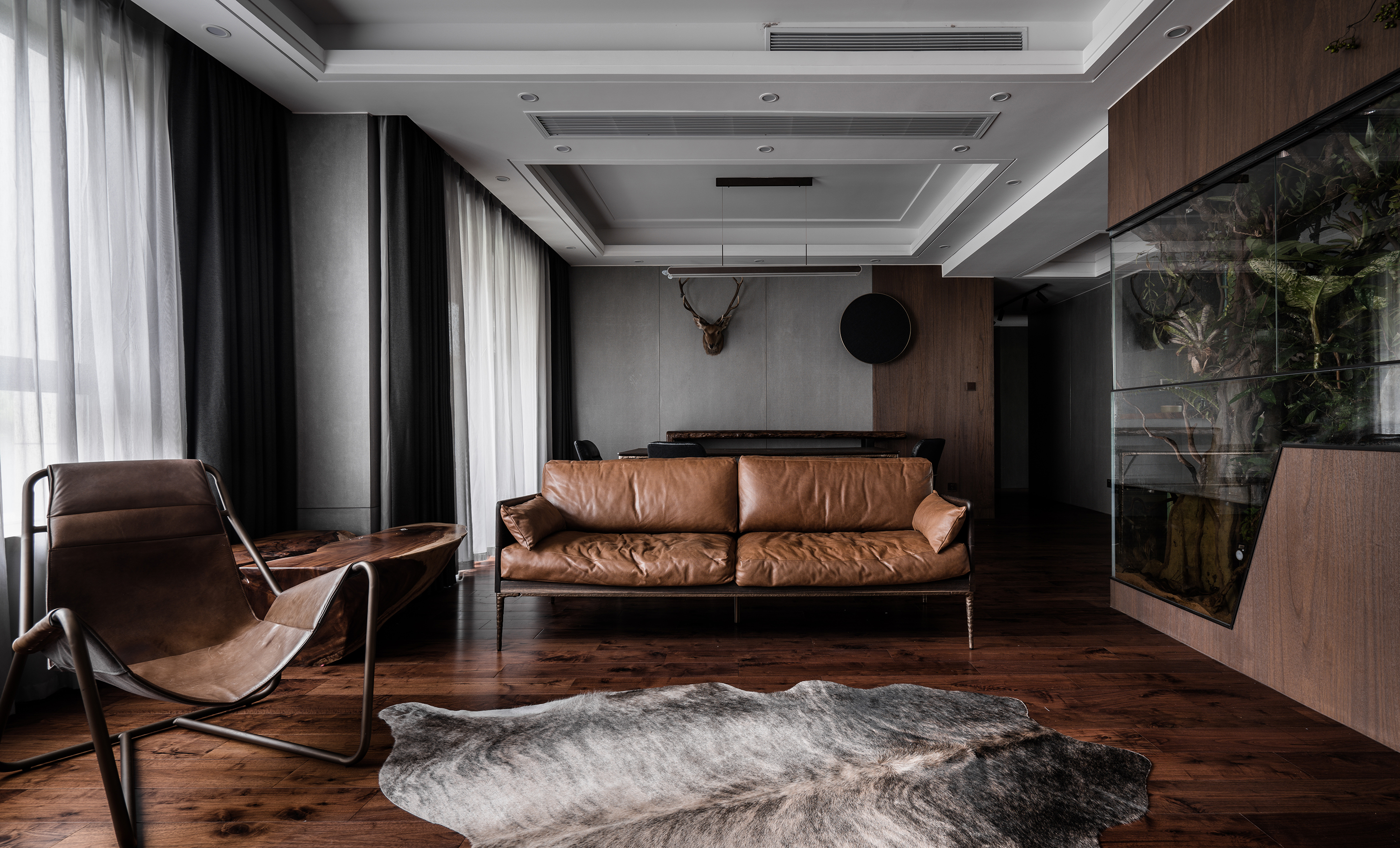 烟灰棕色效果图设计灵感，打造高级家居氛围