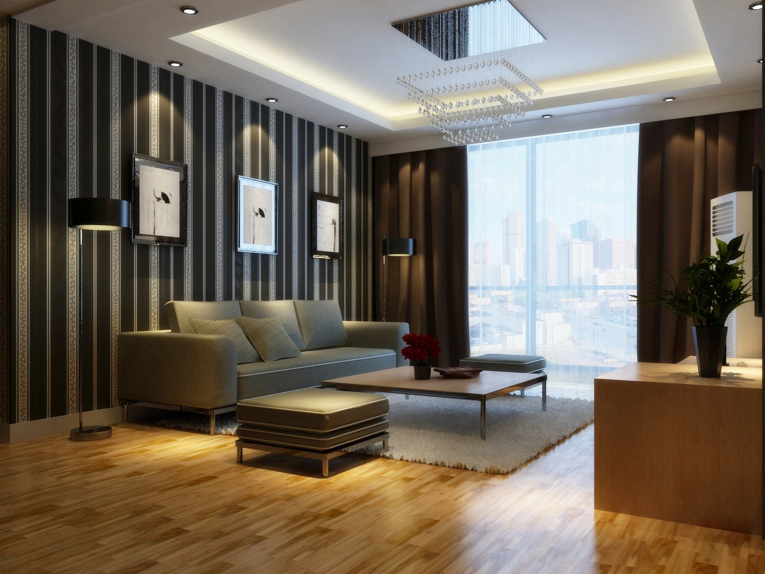 商务沙发摆放效果图展示及实用建议