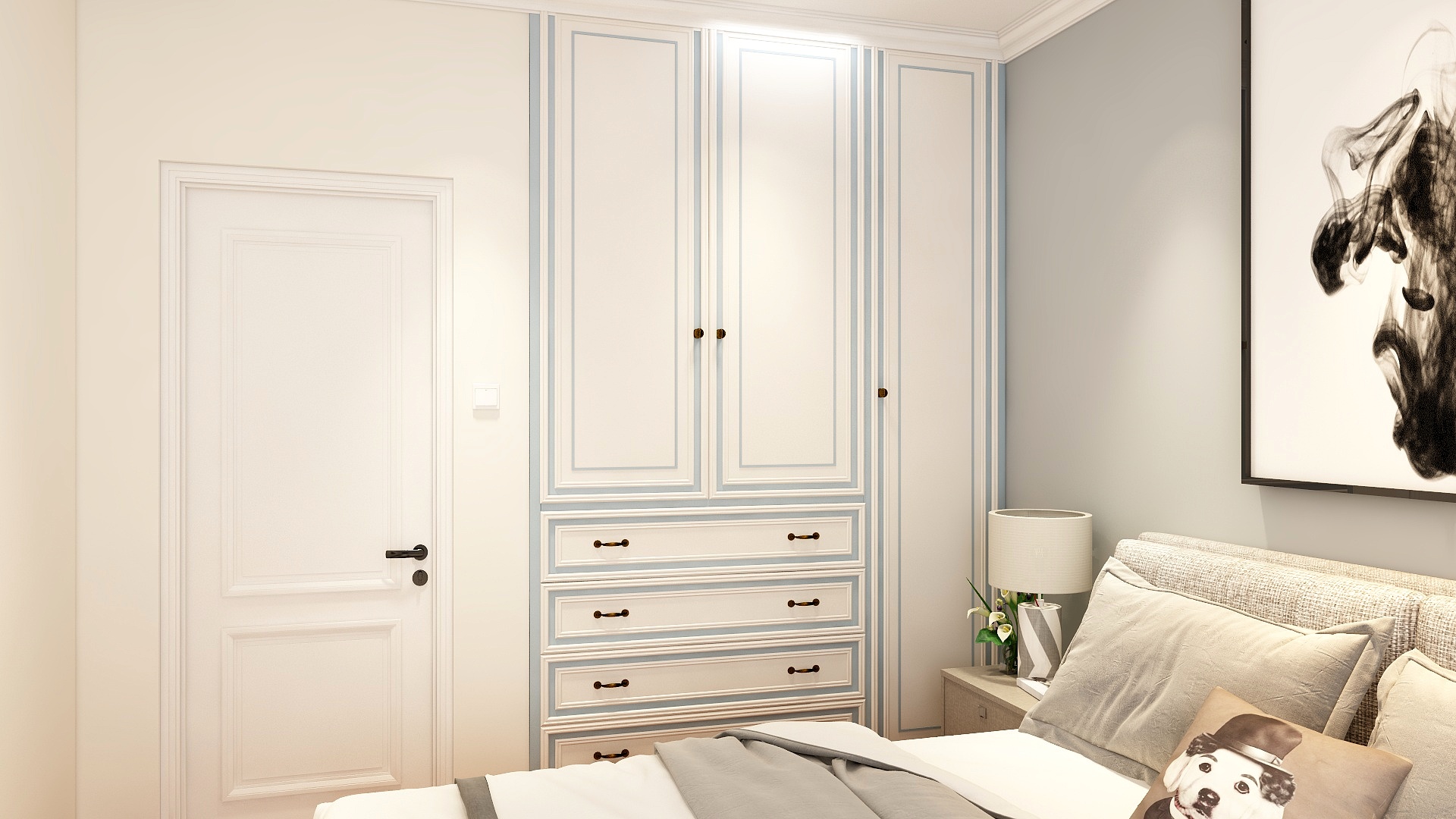 卧室斗柜摆放效果图，让空间更具功能性与美感