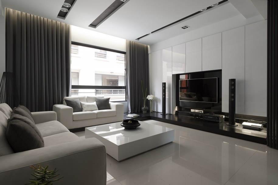 现代黑白灰家装风格简介与设计灵感