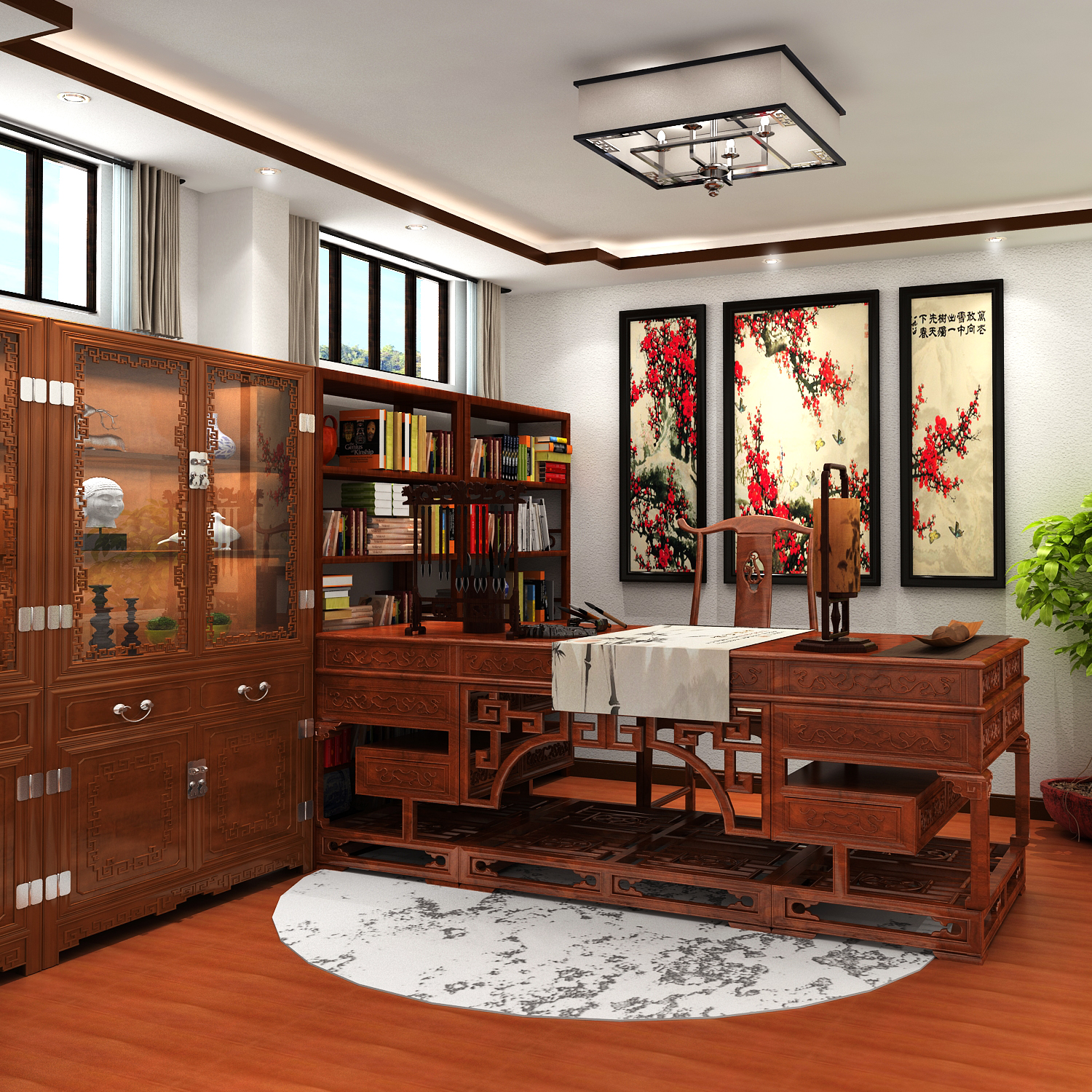 中国风衣柜设计效果图，尽显东方韵味