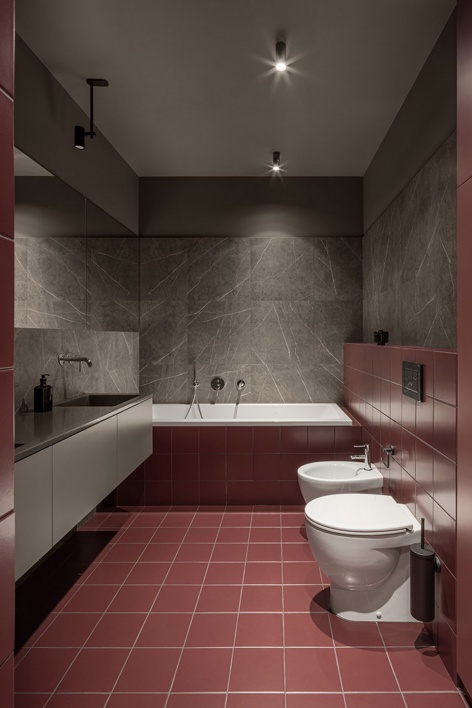 红瓷砖装修效果图欣赏，打造质感家居空间