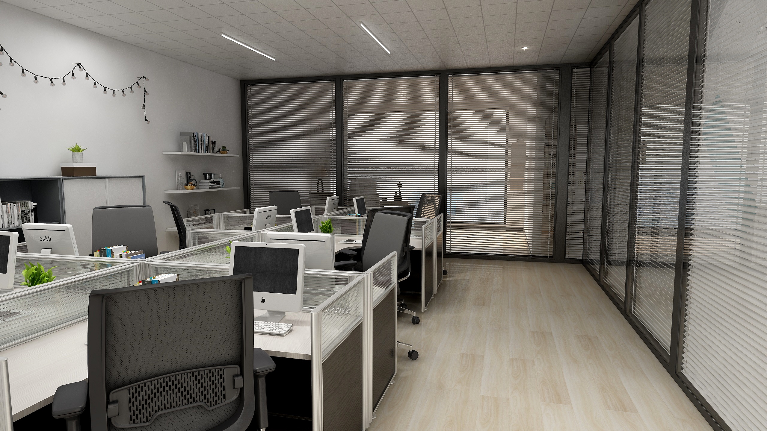 网络地板图片：提升办公空间现代感与便捷性