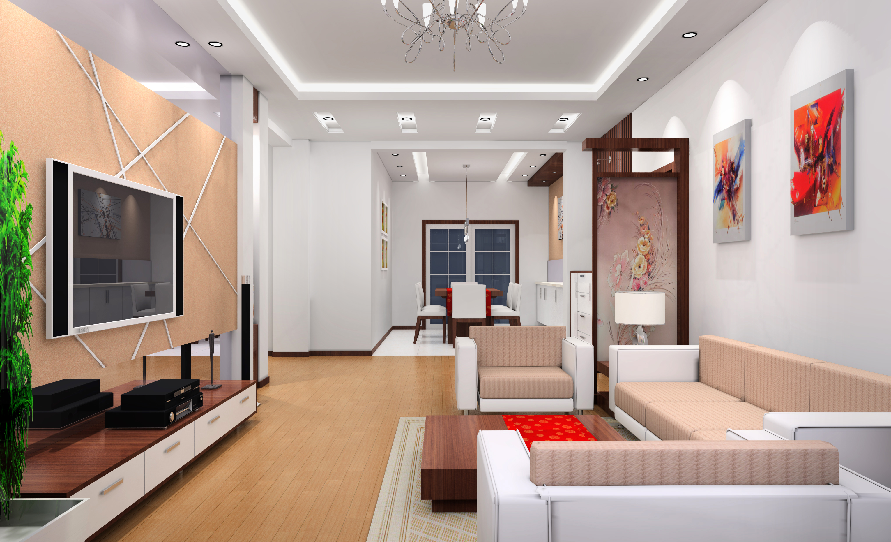 巧妙改造一房为两房：设计灵感效果图推荐