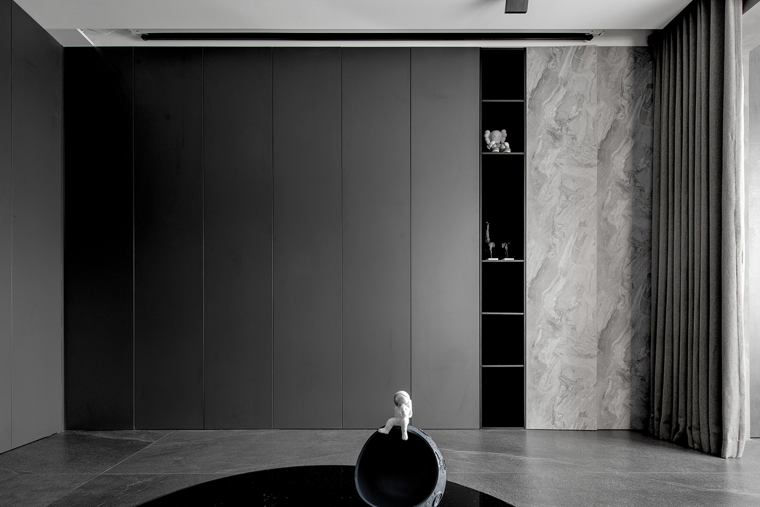 黑色仿古砖效果图大全，让家装更显质感与格调