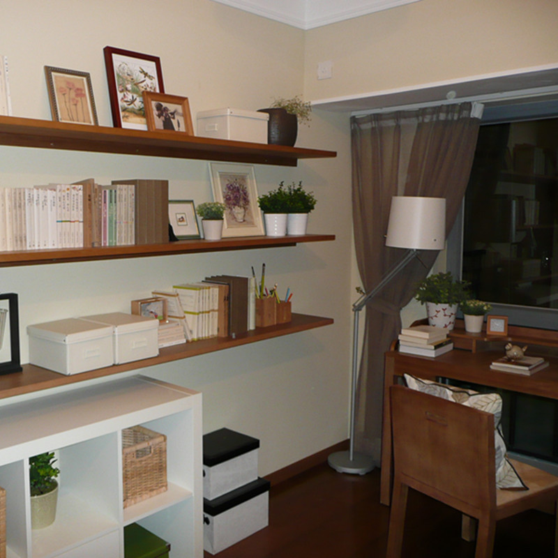 木工墙书架效果图设计与实用指南