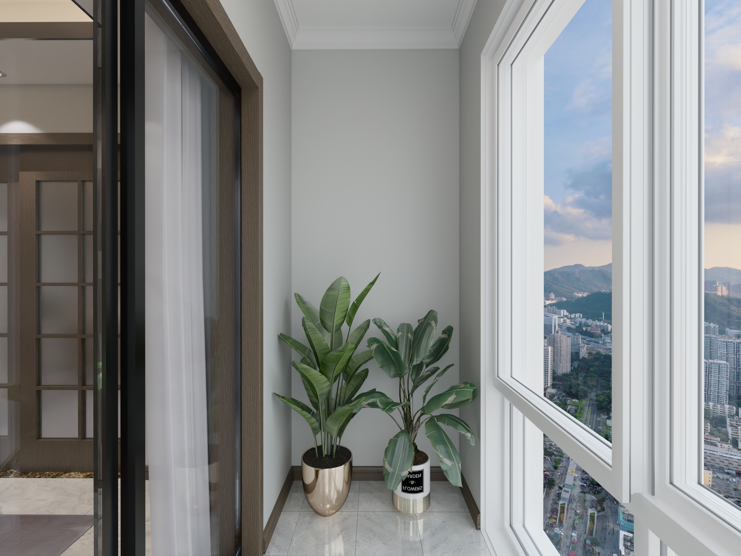 落地窗石材窗台板效果图精选：彰显高端与质感