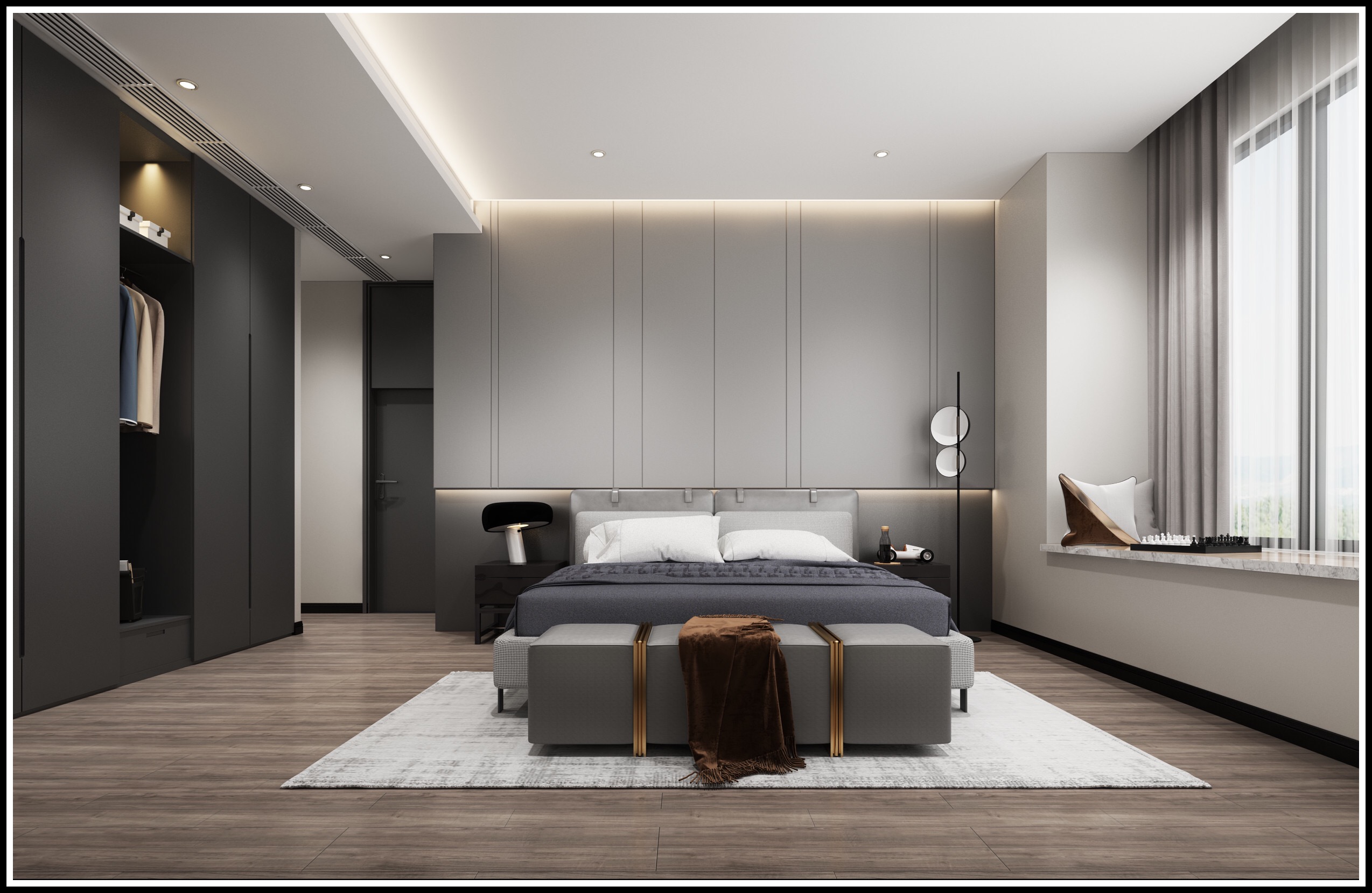 卧室凹凸型设计方案及实用建议