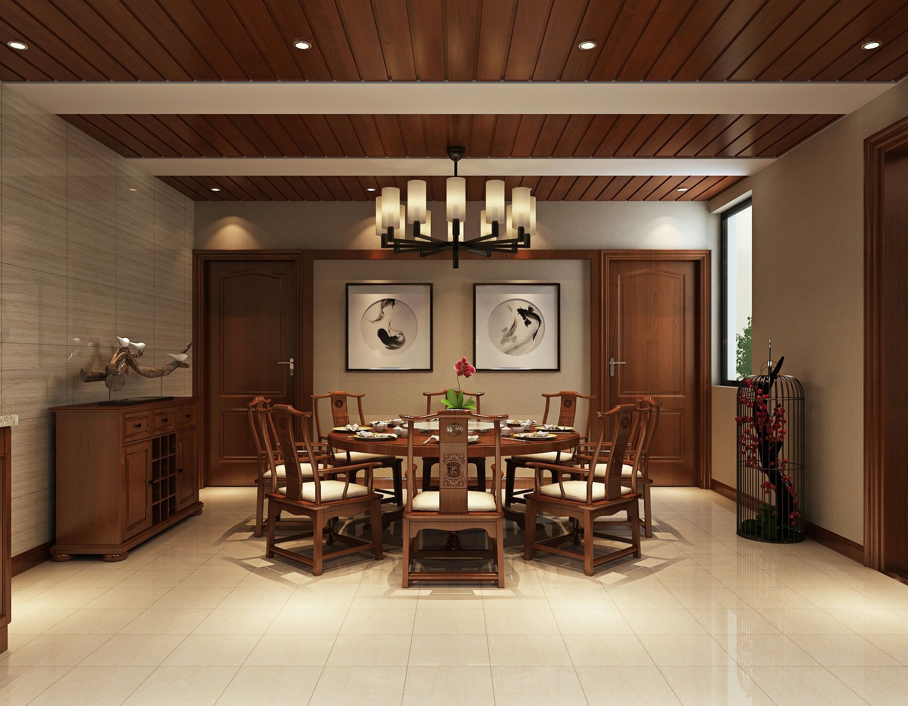 红木餐厅装修风格效果大全，打造独具品味的空间