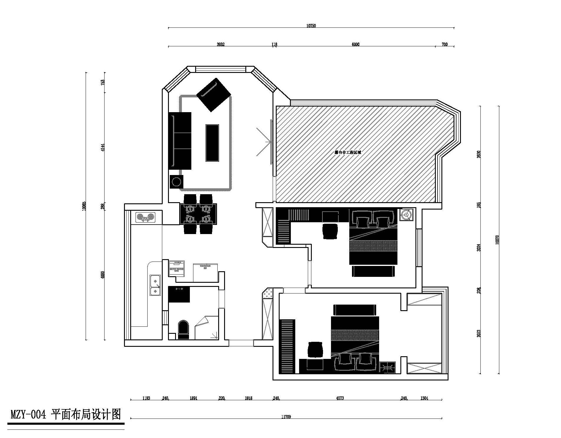 简单又漂亮的7.6米×12米进深房设计图方案
