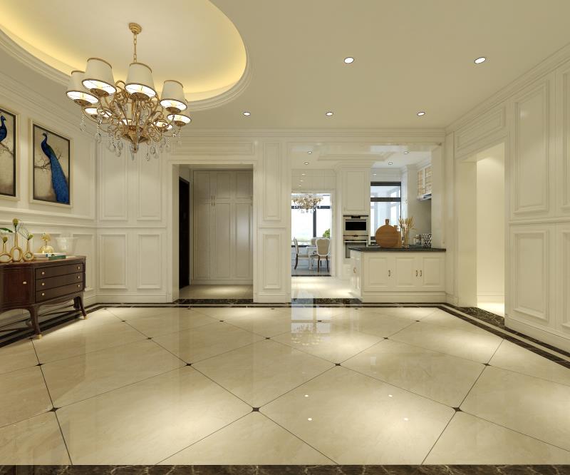 白水泥地面效果图片：打造简约自然空间的灵感