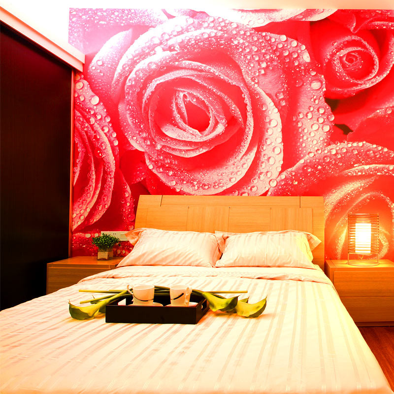 红色文化墙创意设计效果图，让空间更具艺术感