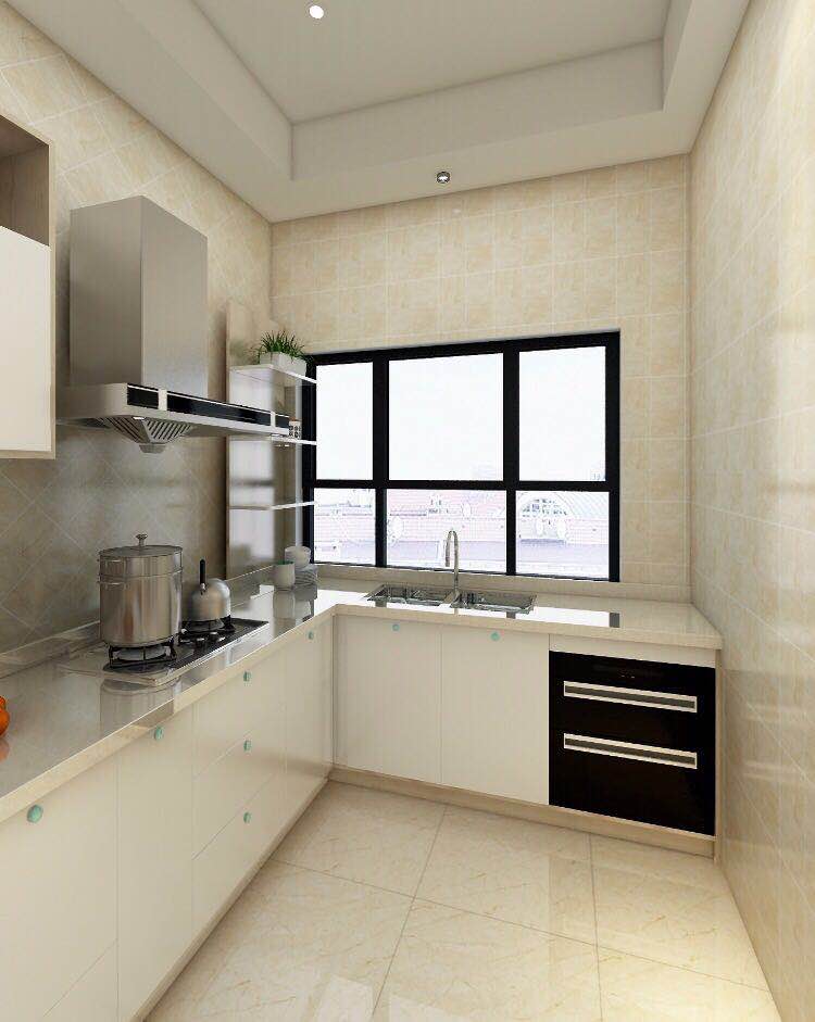 厨房大瓷砖装修效果图设计解析