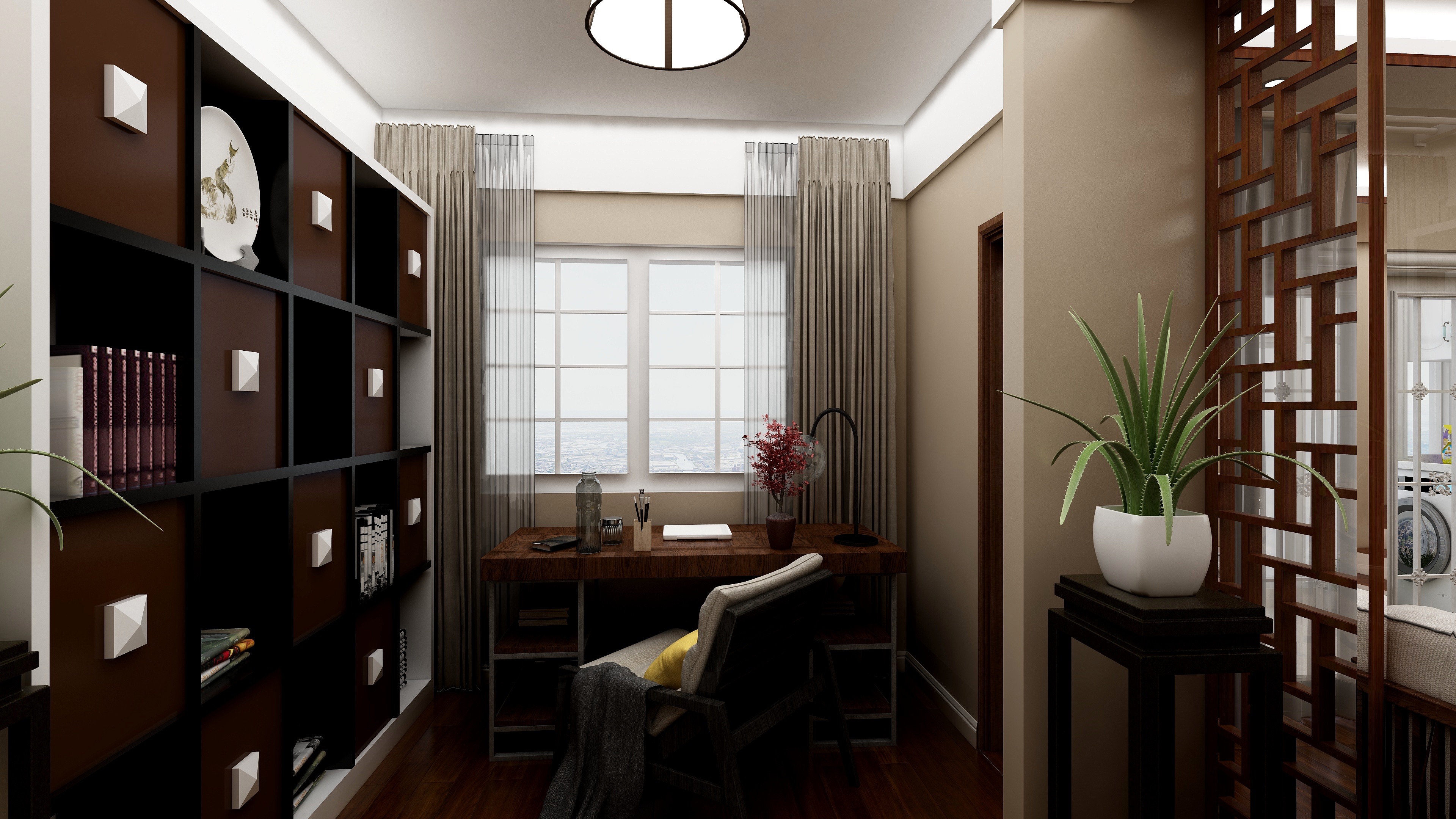 自习室效果图设计灵感