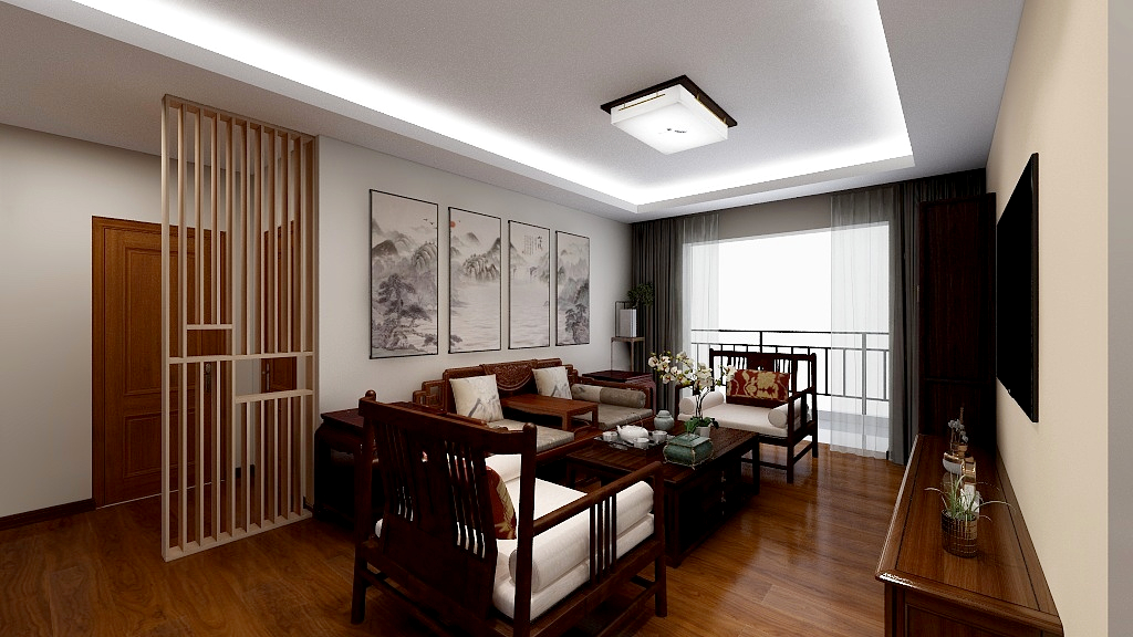 新中式灯具效果图欣赏与搭配指南