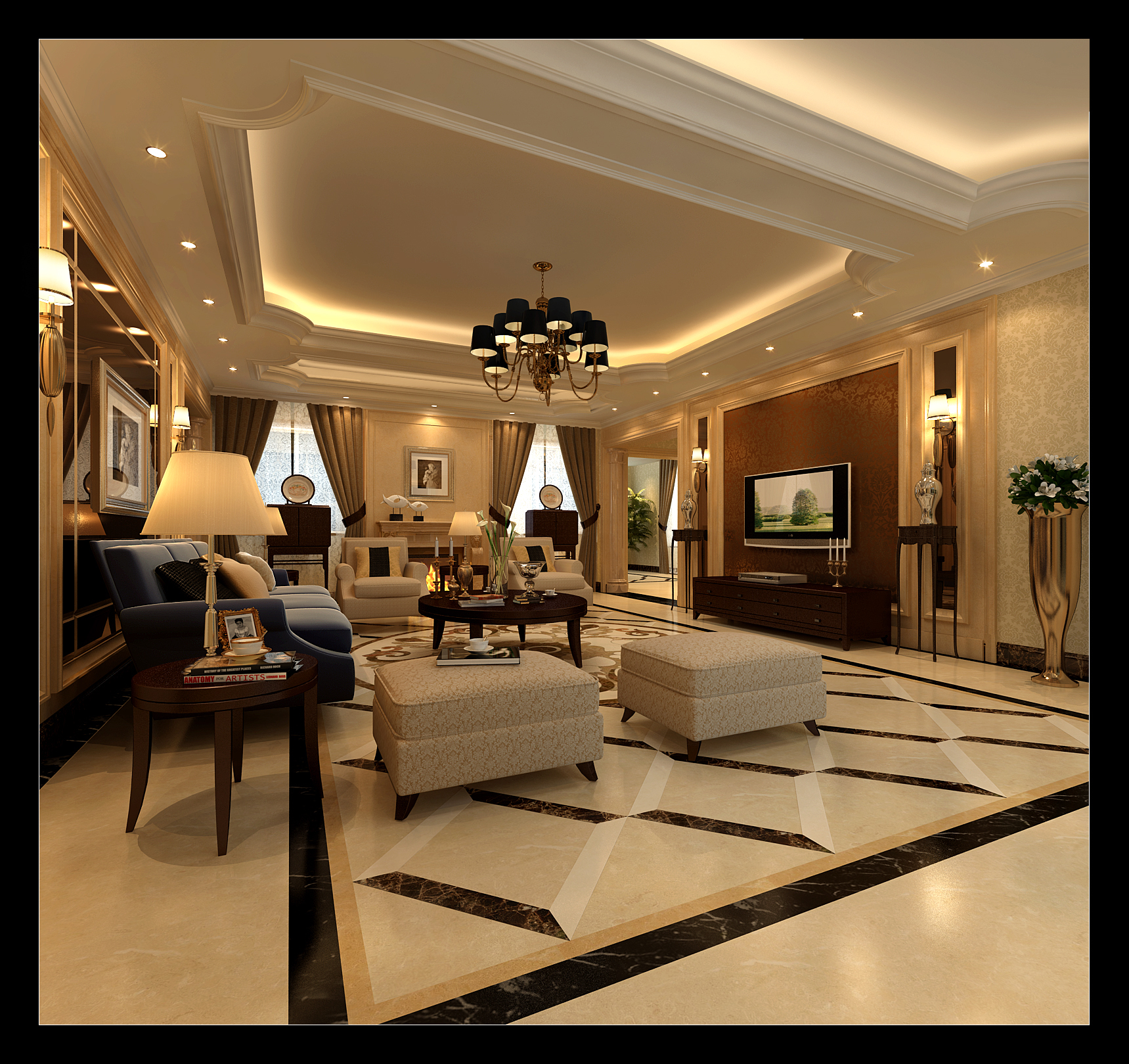 广场石材地面效果图设计指南及精选案例