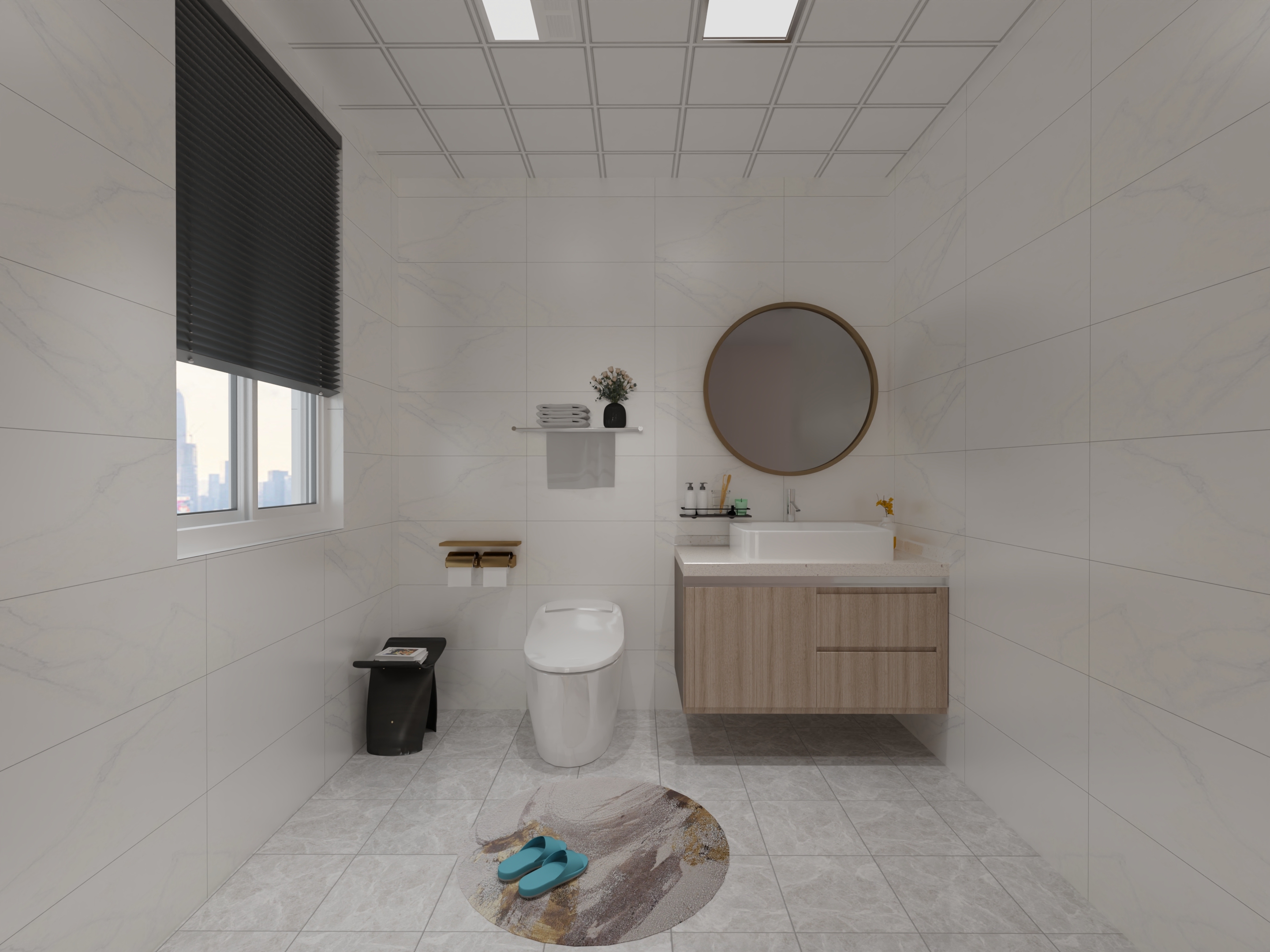 宽80长1米5卫生间装修设计方案推荐