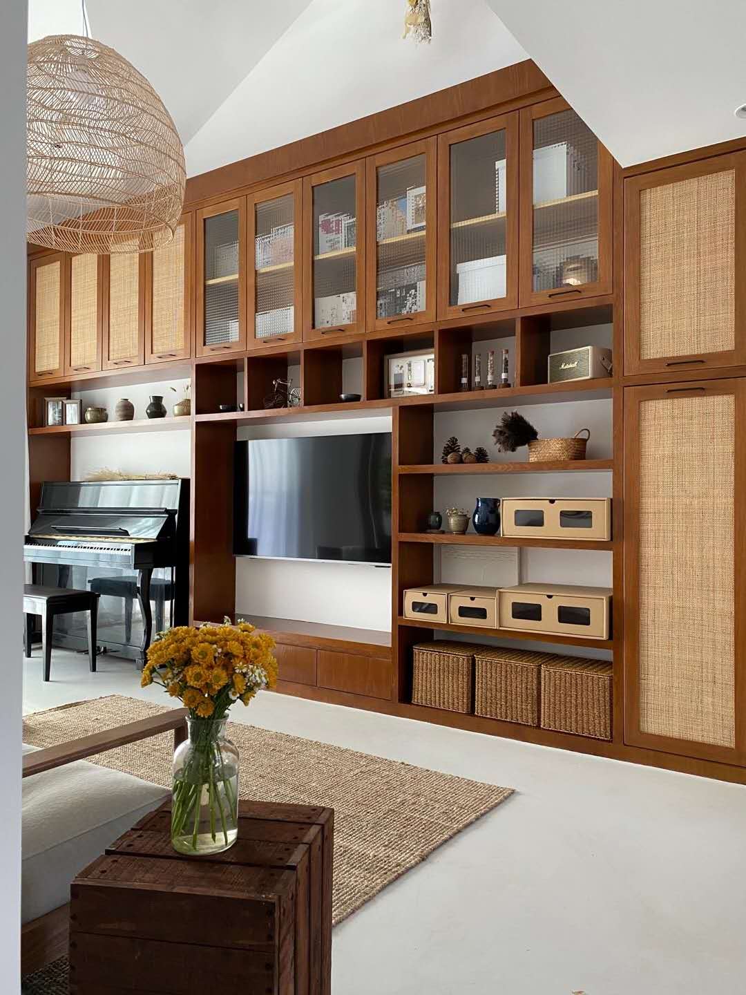 客厅柜子设计效果图大全，打造实用与美观兼备的空间