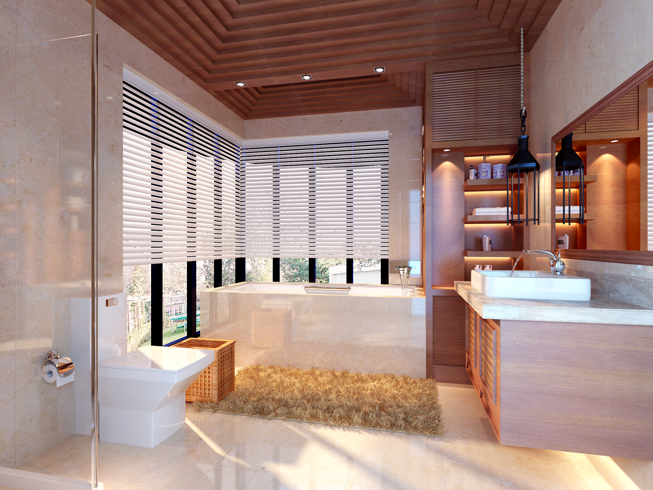 精油SPA设计效果图，让家居更舒适更健康