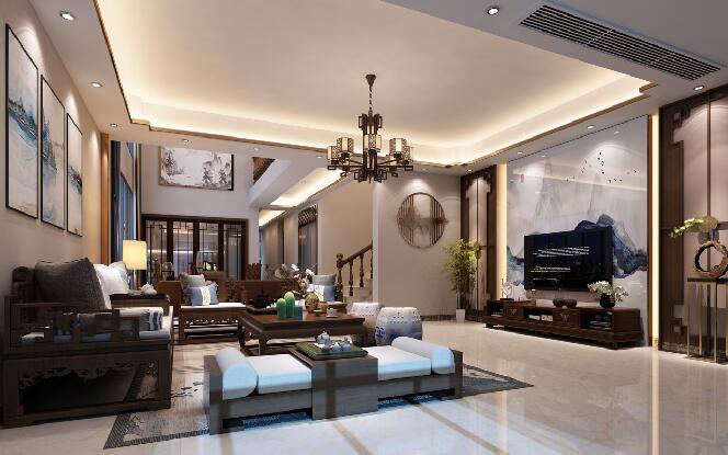 二层挑高客厅别墅设计灵感及装修效果图推荐