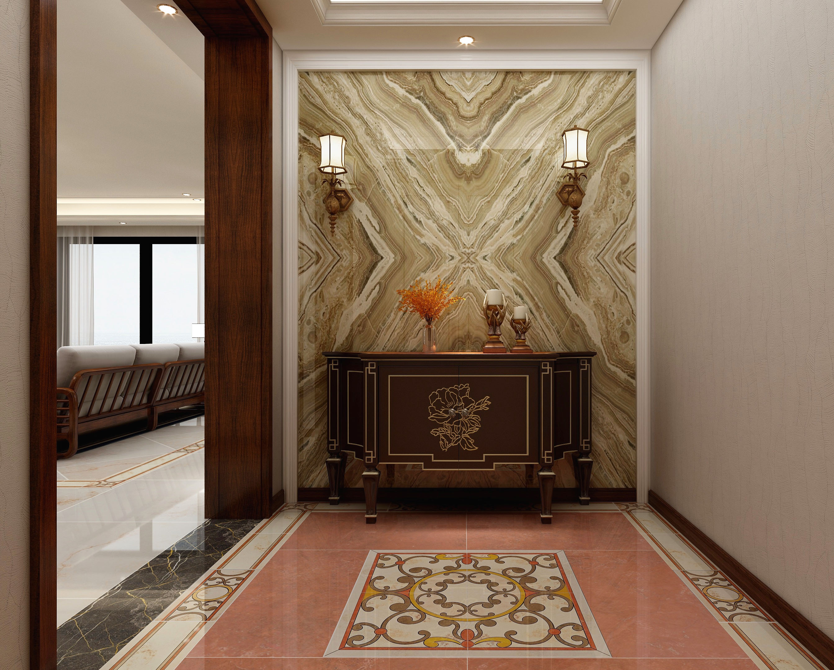 瓷砖60x120铺设效果图设计灵感