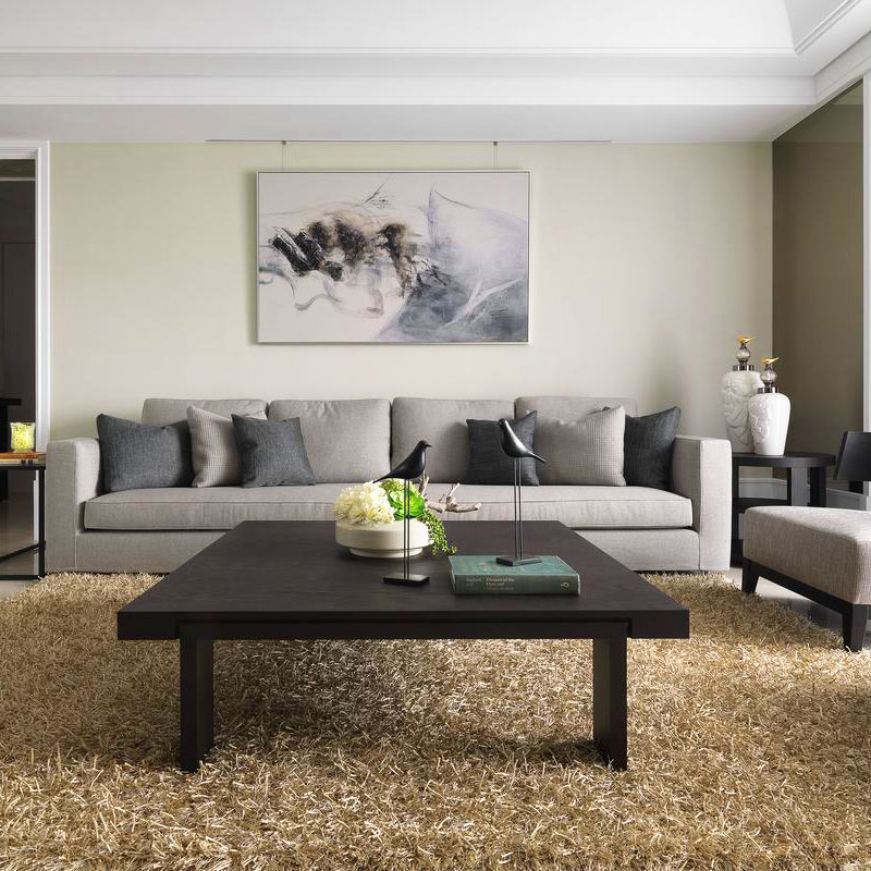 茶几搭配地毯效果图：提升客厅设计质感的秘诀