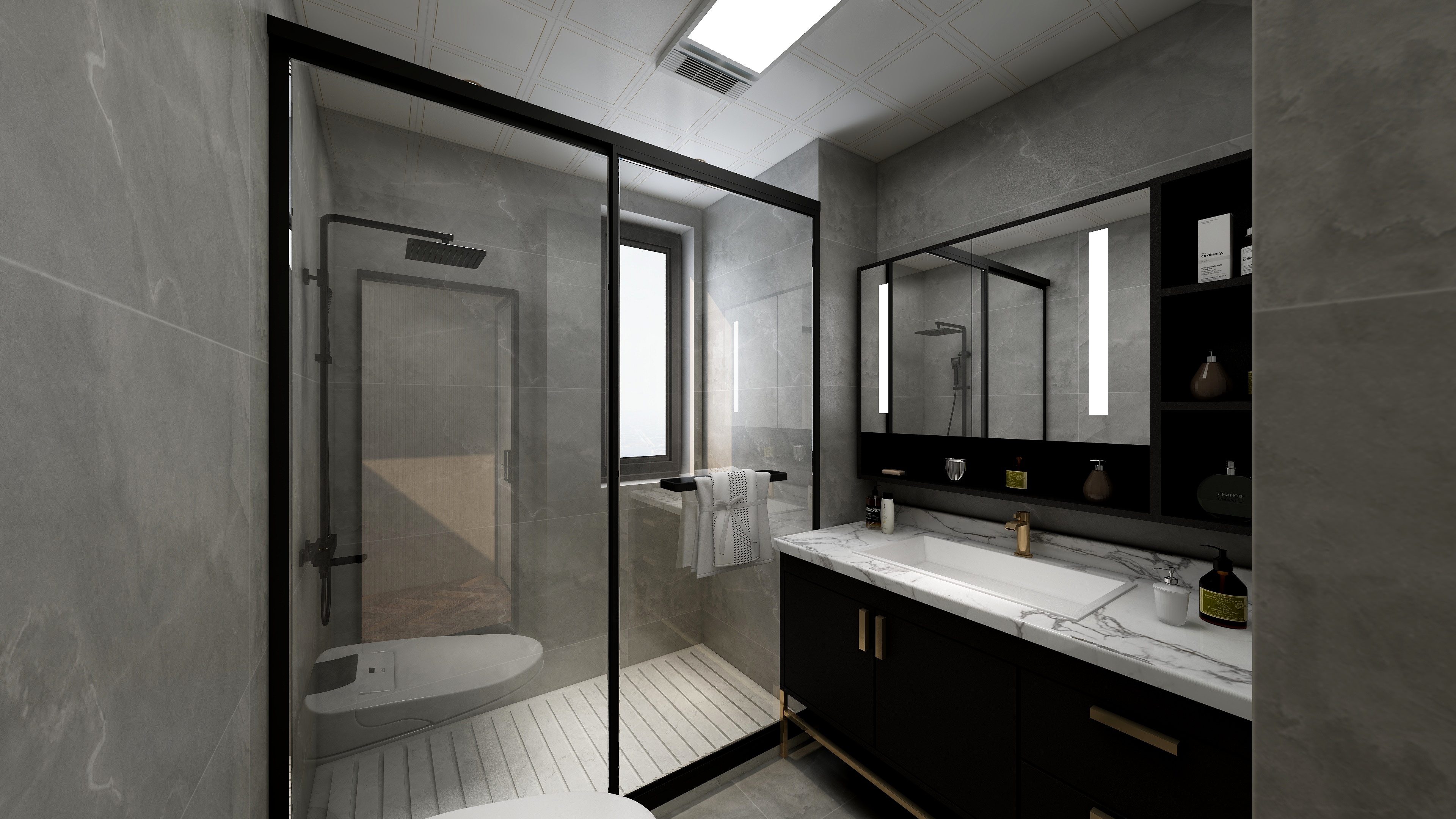 吉利卫生间装修设计效果图推荐，创意与实用兼具